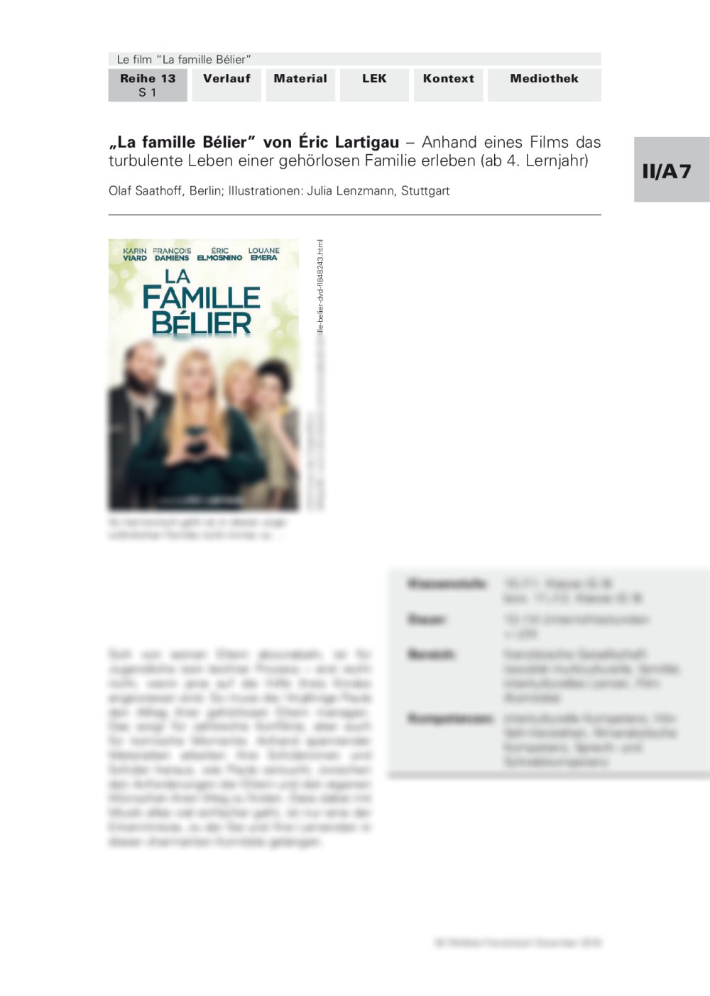 “La famille Bélier” von Éric Lartigau - Seite 1