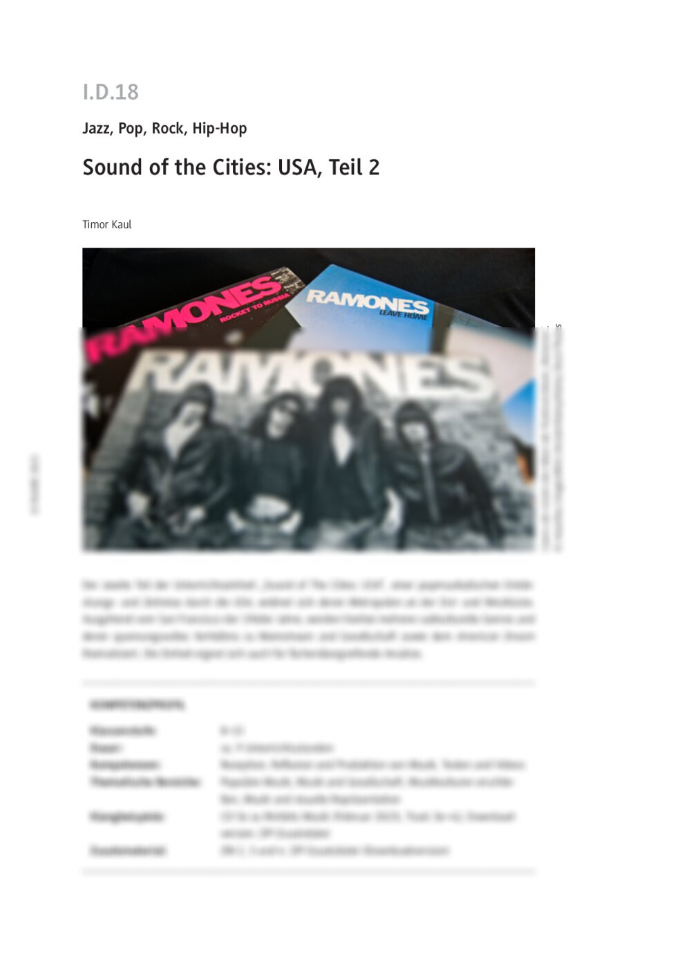 Sound of the Cities: USA, Teil 2 - Seite 1