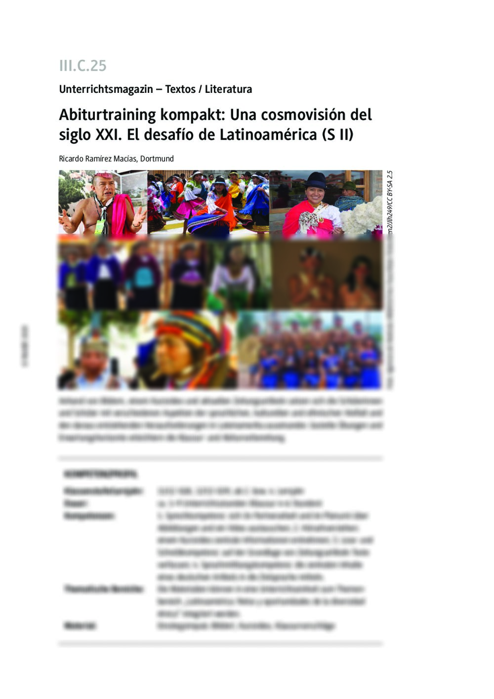 Una cosmovisión del siglo XXI. El desafío de Latinoamérica - Seite 1