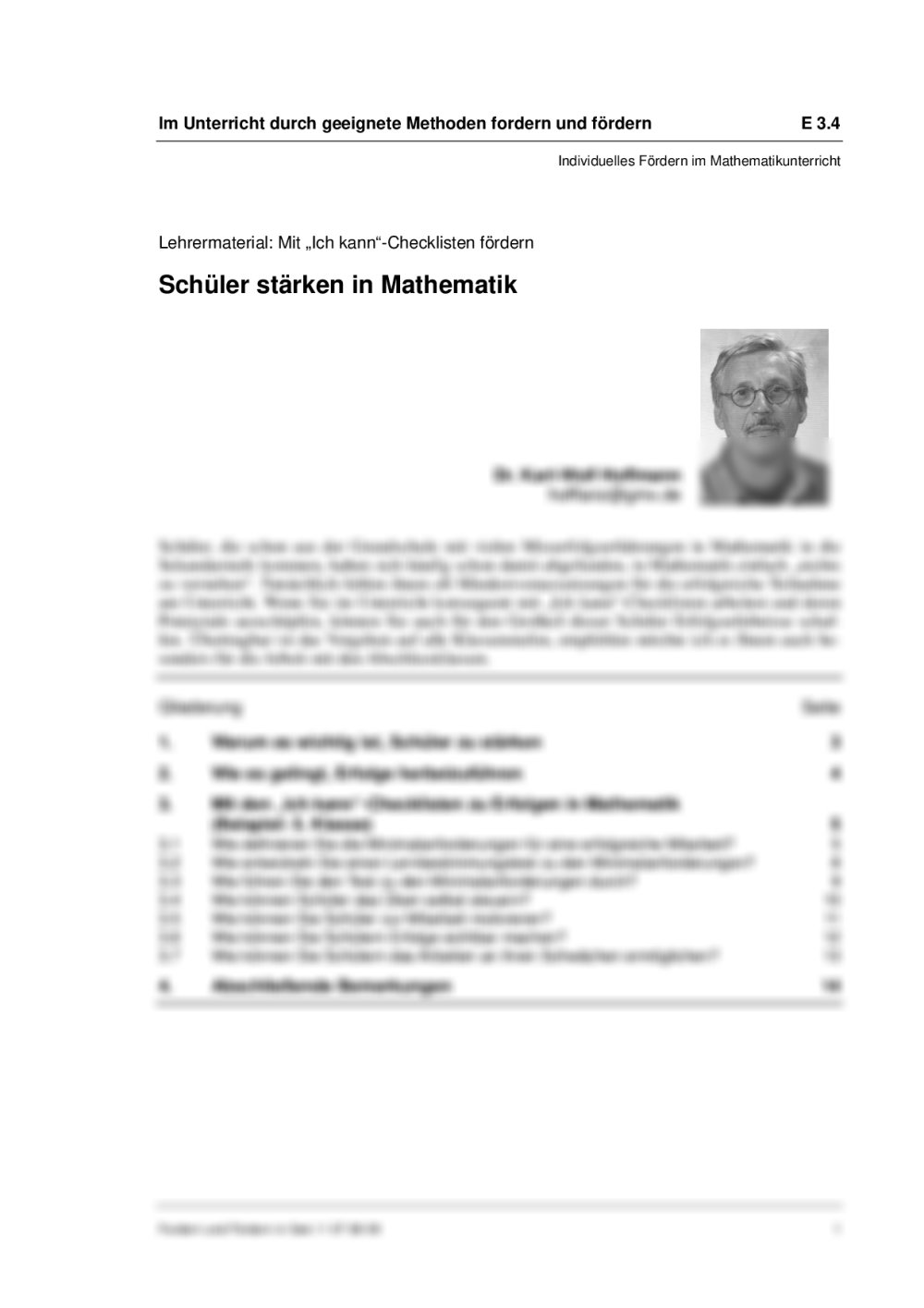 Schüler stärken in Mathematik - Seite 1