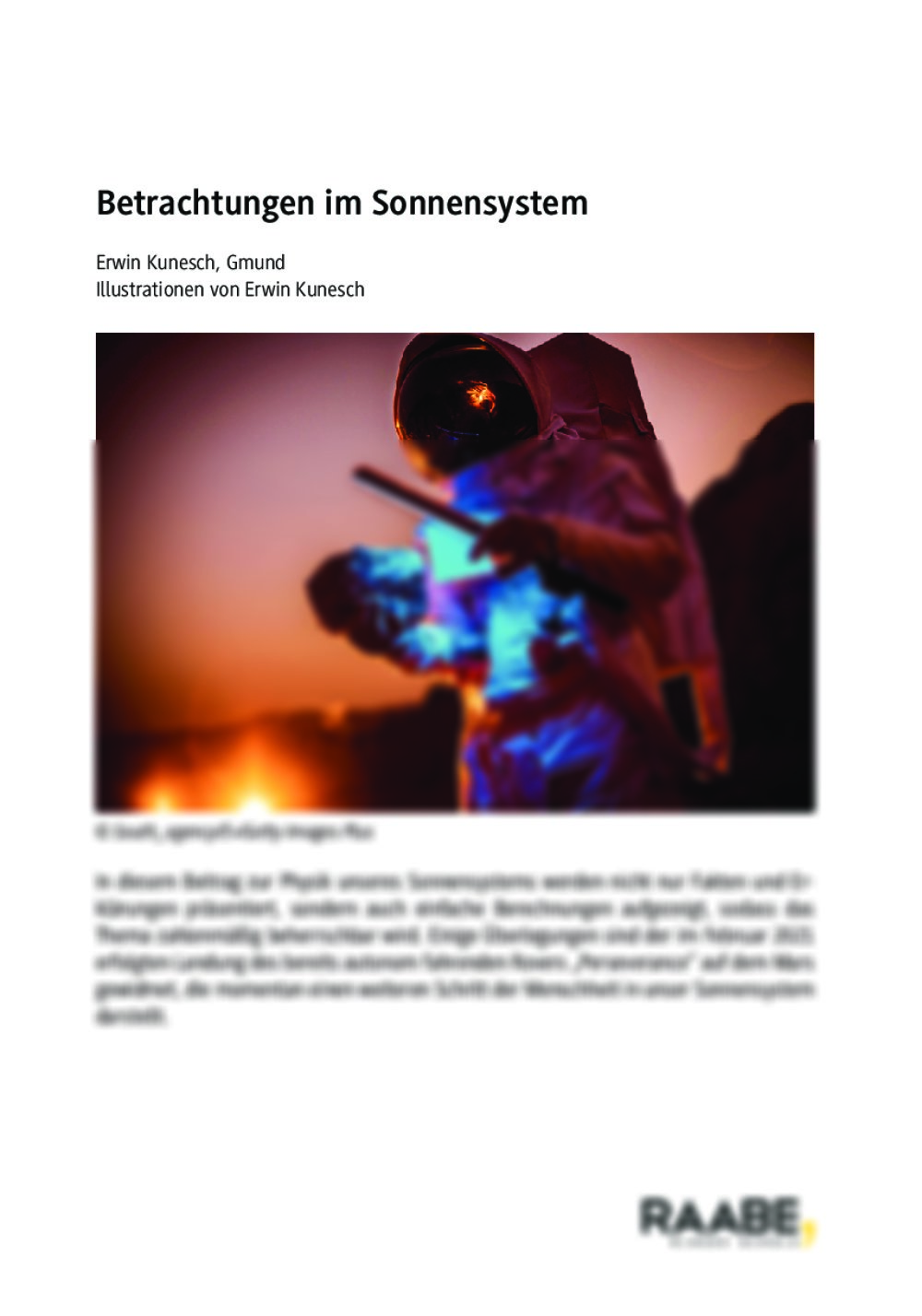 Betrachtungen im Sonnensystem - Seite 1