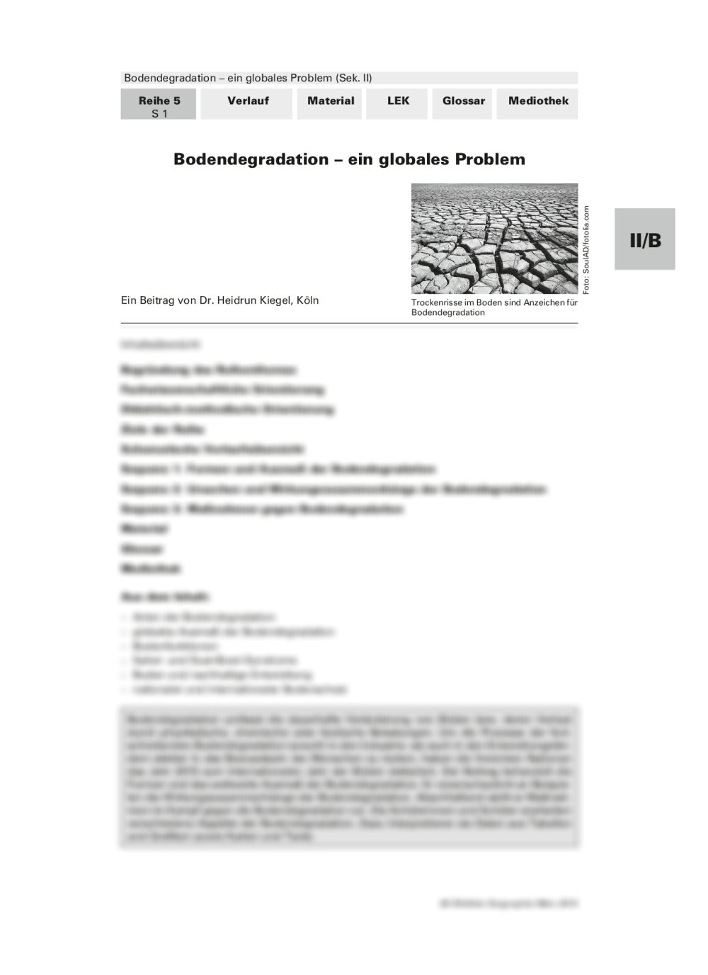 Bodendegradation - Seite 1