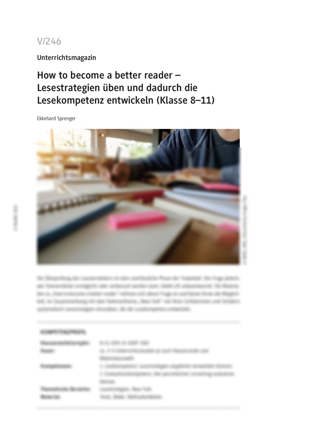 How to become a better reader - Seite 1