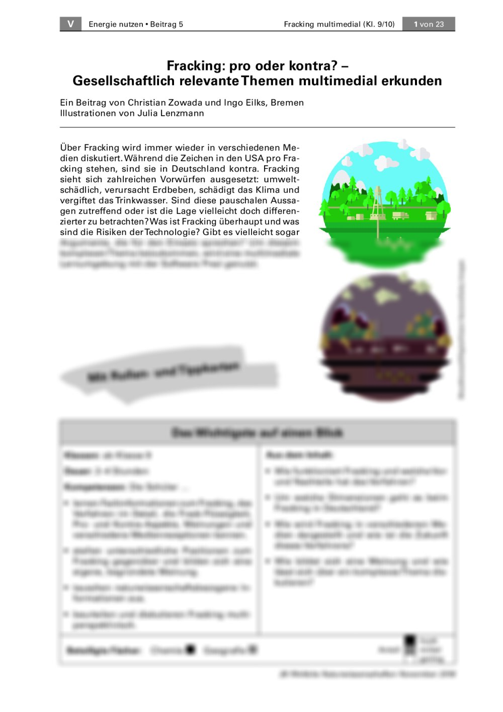 Fracking multimedial - Seite 1