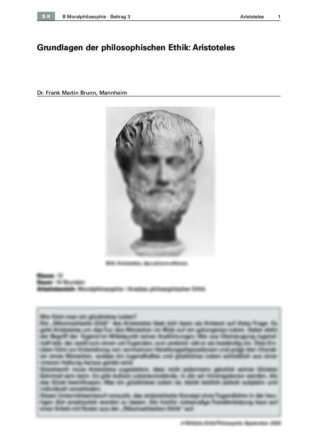 Aristoteles - Seite 1