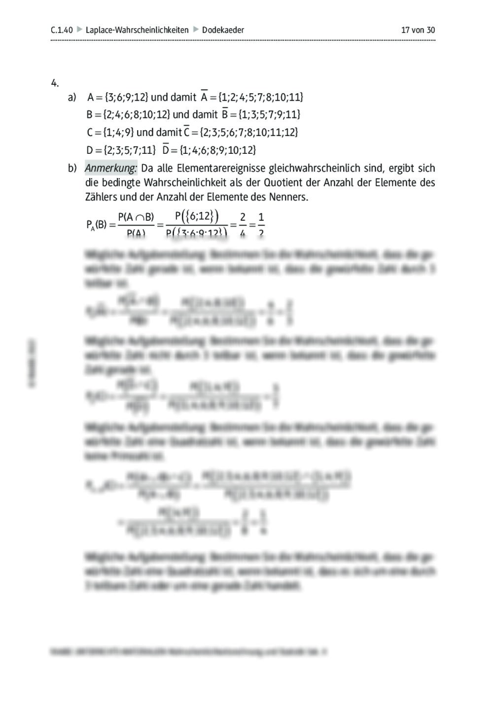 Aufgaben Zu Wahrscheinlichkeitsrechnung Mit Lösung Aufgaben zur Wahrscheinlichkeitsrechnung | RAAbits Online