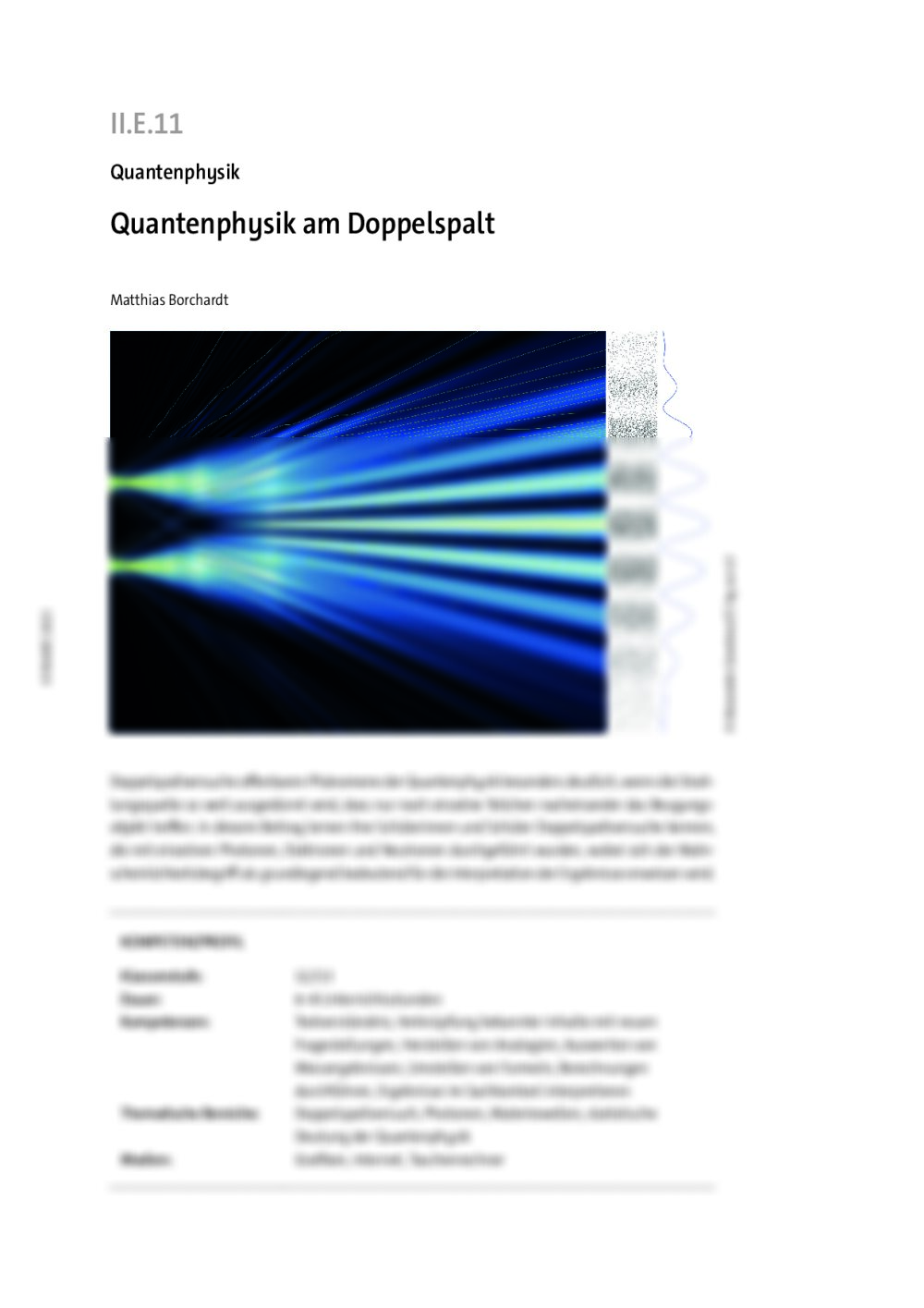 Quantenphysik am Doppelspalt - Seite 1