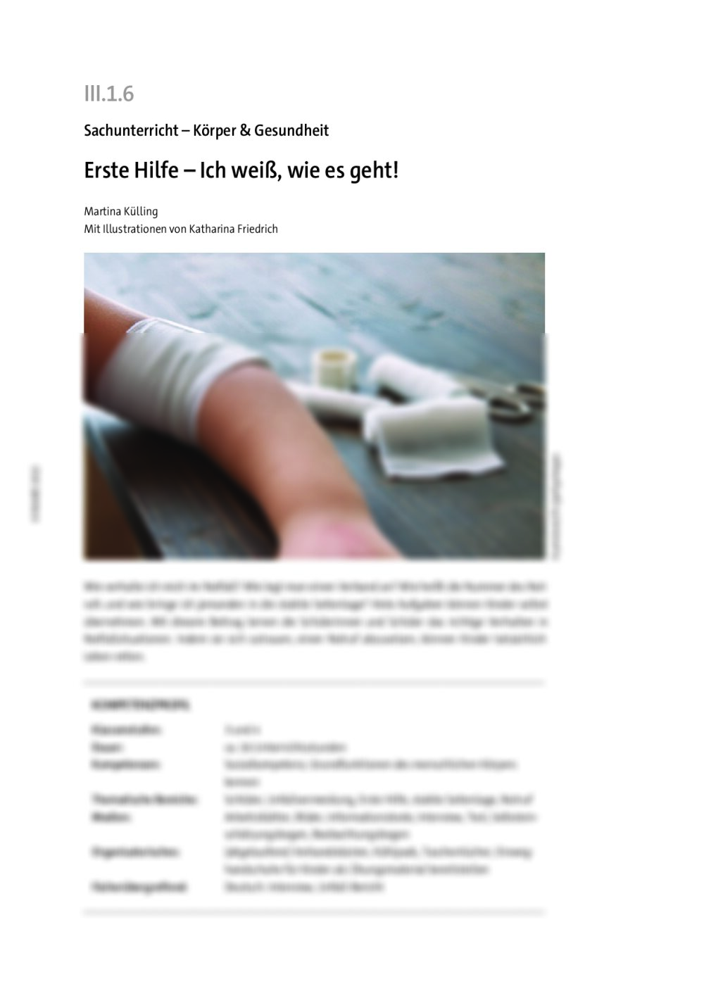 Erste Hilfe - Seite 1