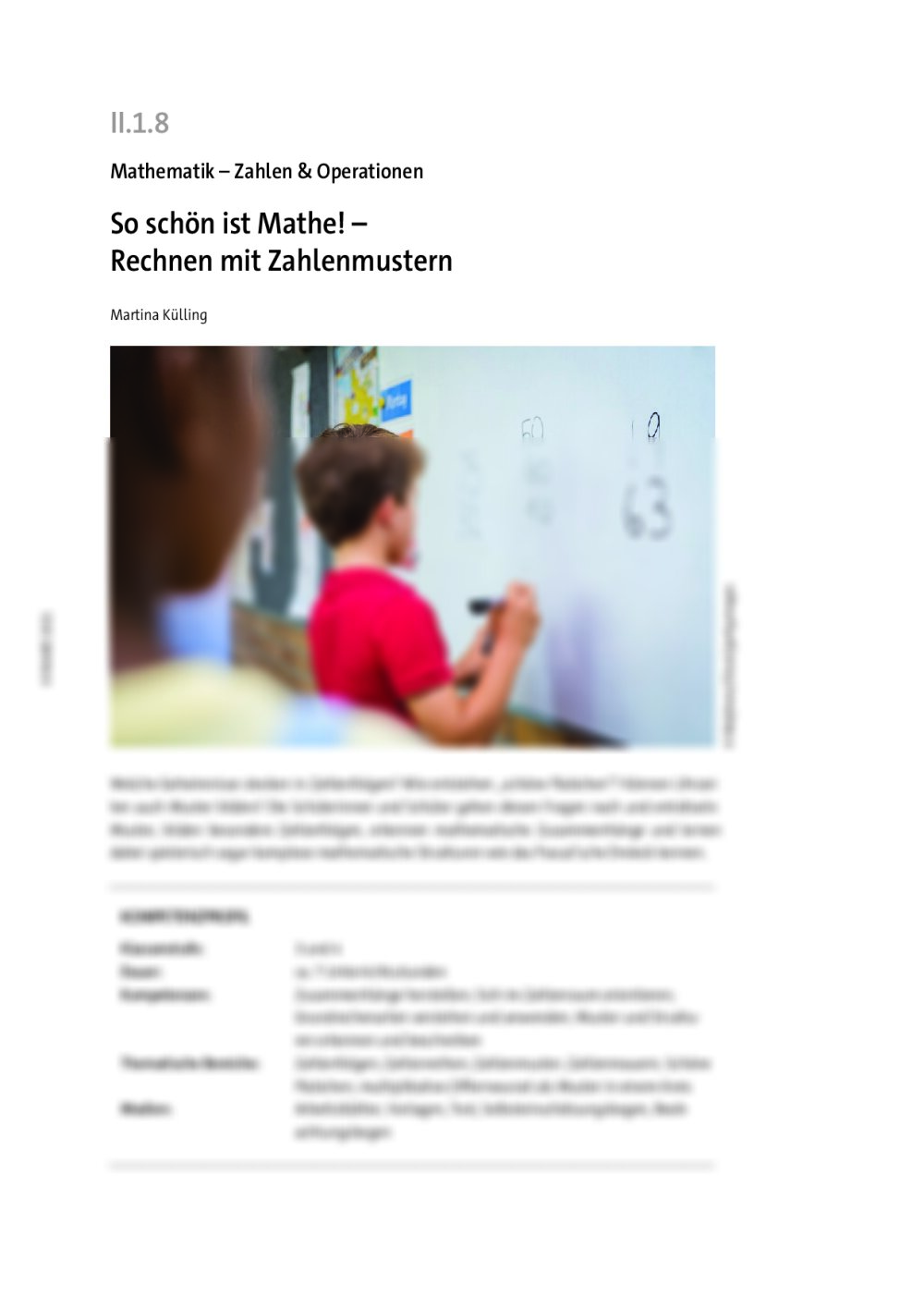 So schön ist Mathe! - Seite 1