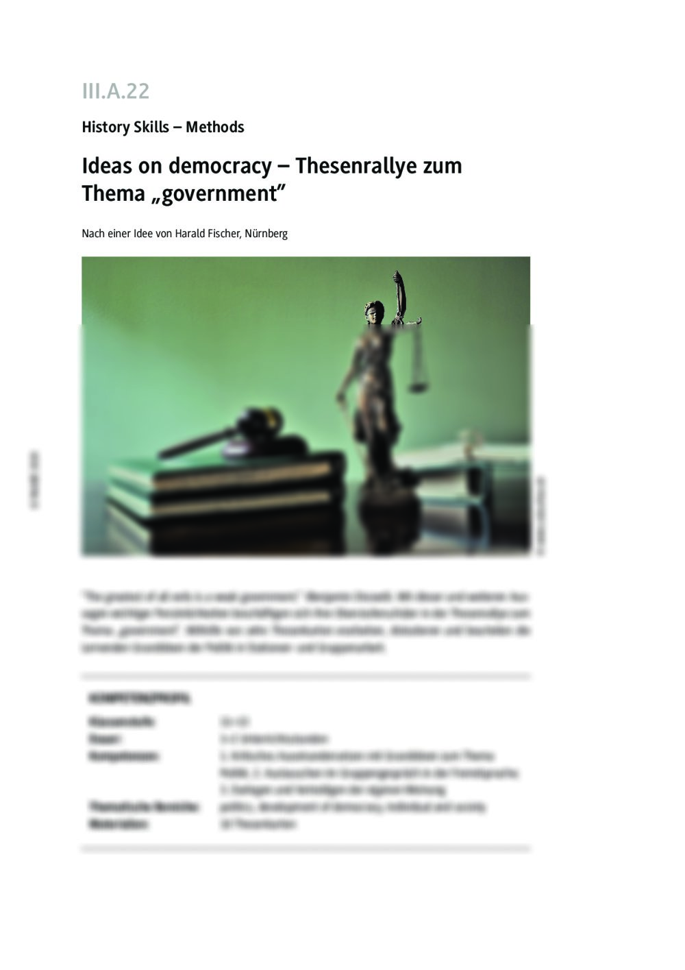 Ideas on democracy - Seite 1