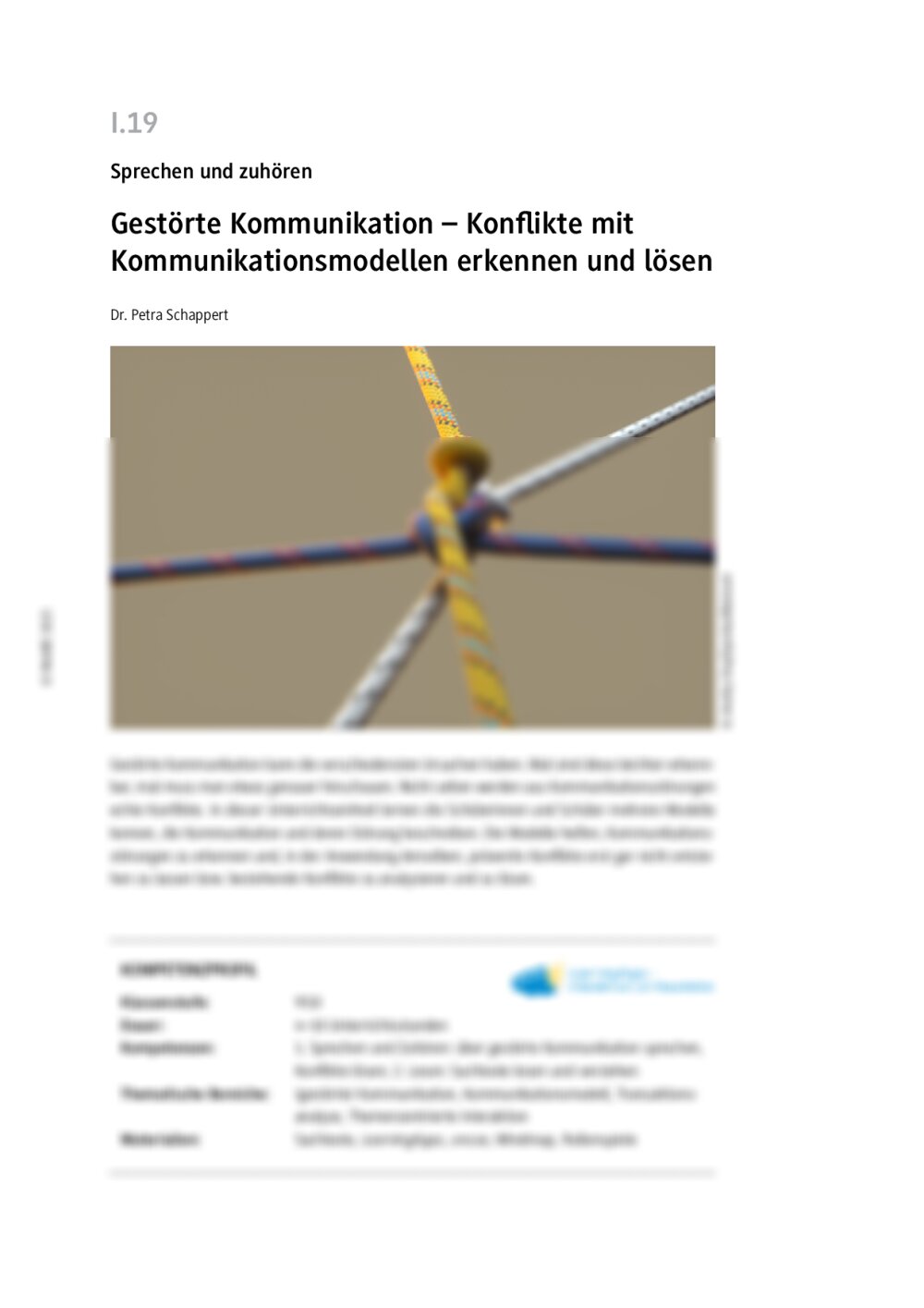 Gestörte Kommunikation - Seite 1