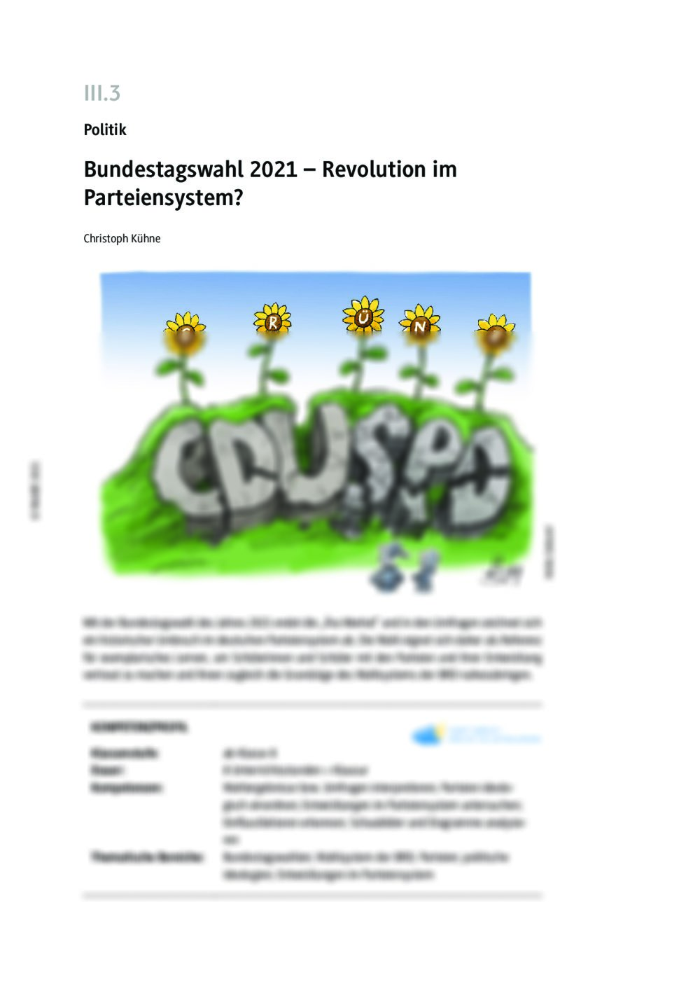Bundestagswahl 2021 - Seite 1