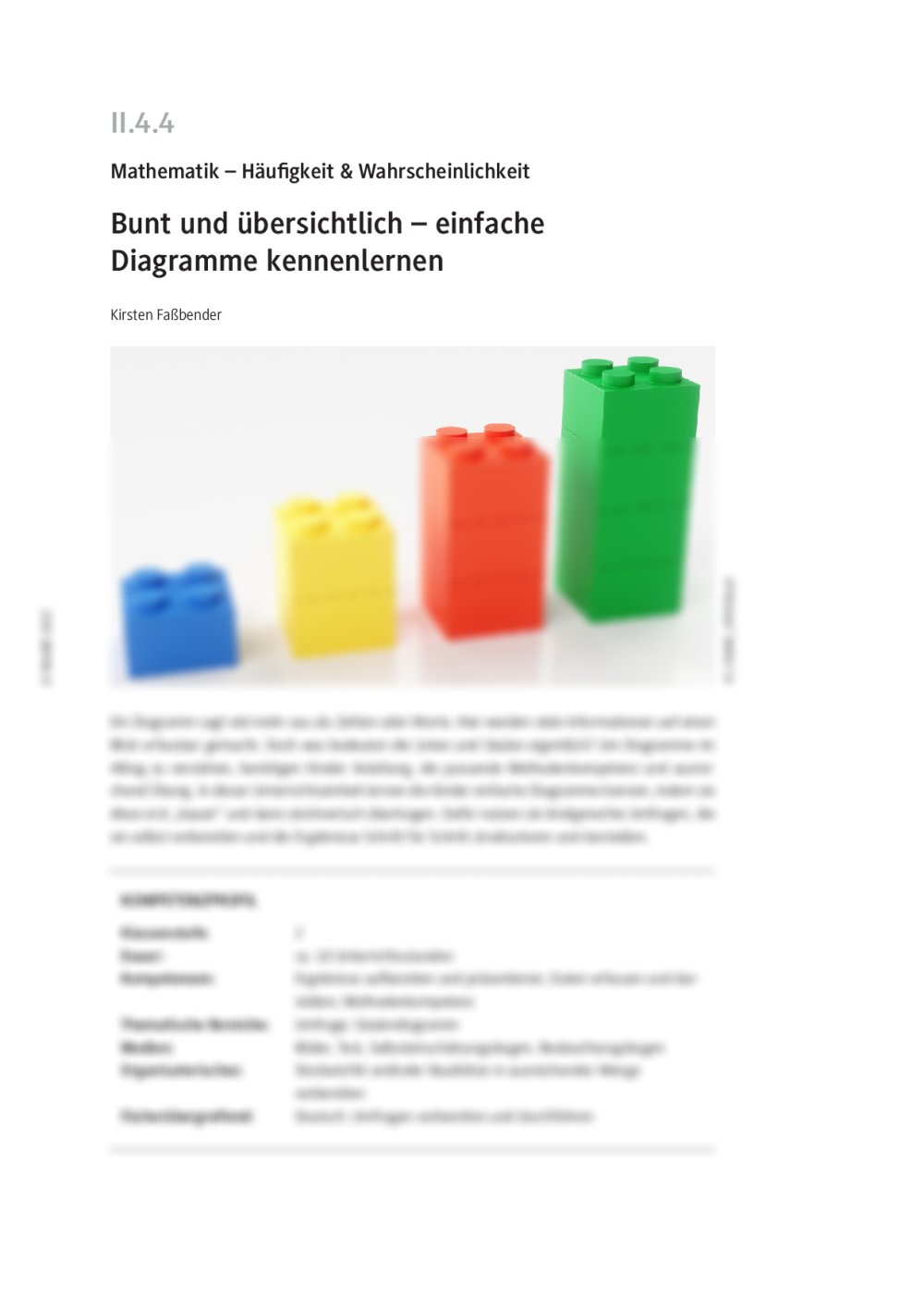 Einfache Diagramme kennenlernen - Seite 1