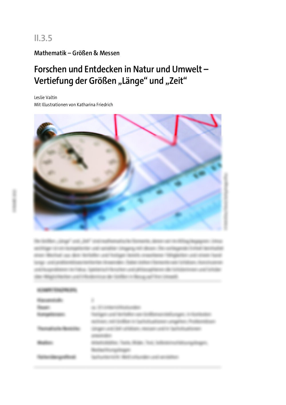 Forschen und Entdecken in Natur und Umwelt - Seite 1