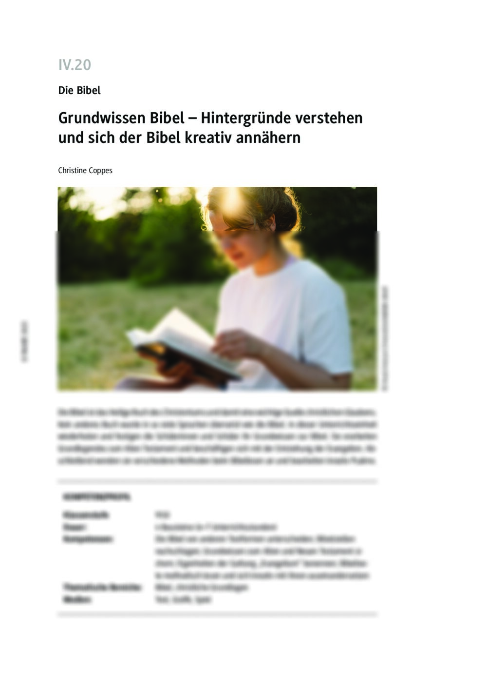 Grundwissen Bibel - Seite 1