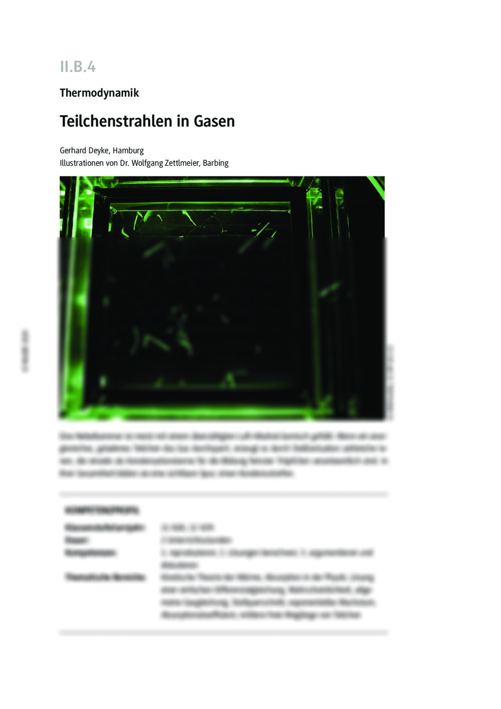 Teilchenstrahlen in Gasen - Seite 1