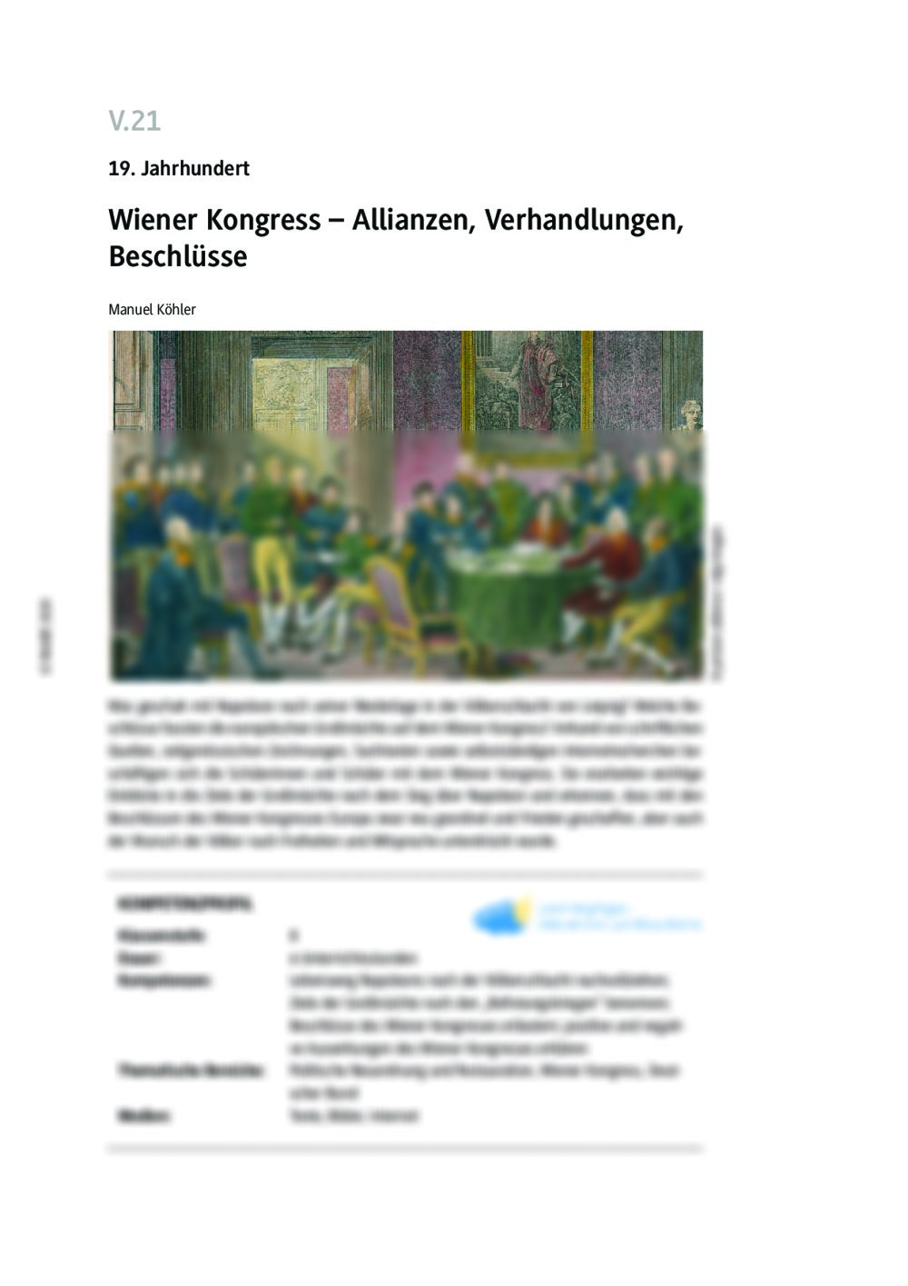 Wiener Kongress - Seite 1