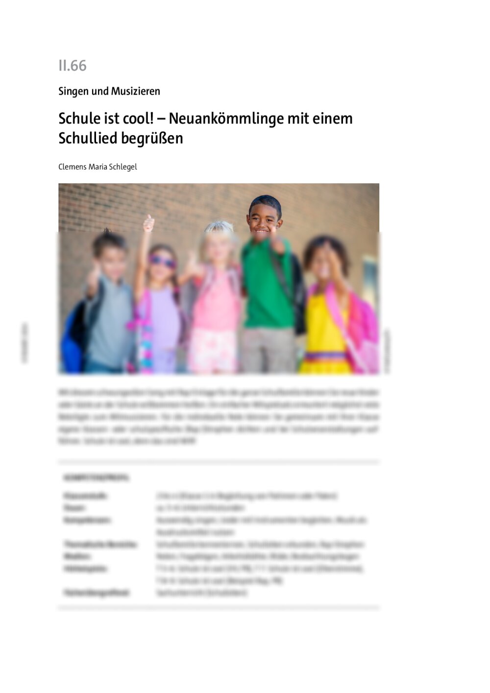 Neuankömmlinge mit einem Lied begrüßen - Seite 1