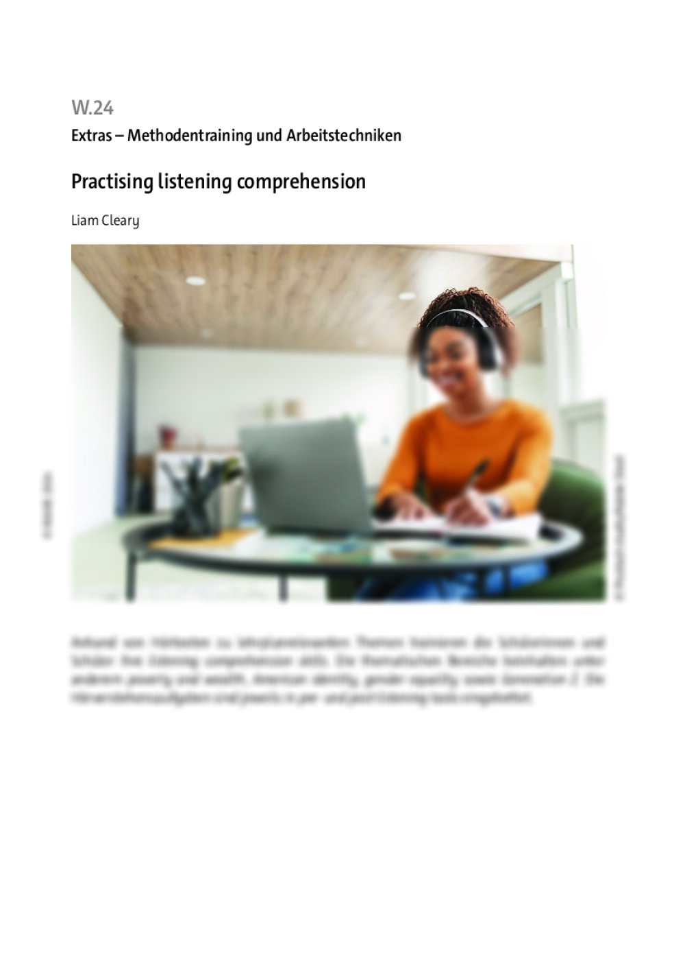 Practising listening comprehension - Seite 1