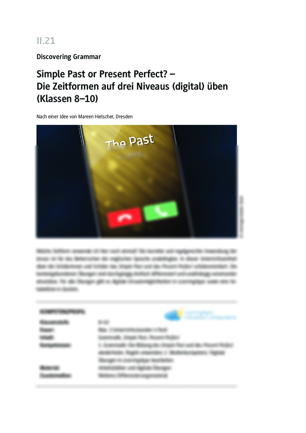 Simple Past or Present Perfect? - Seite 1
