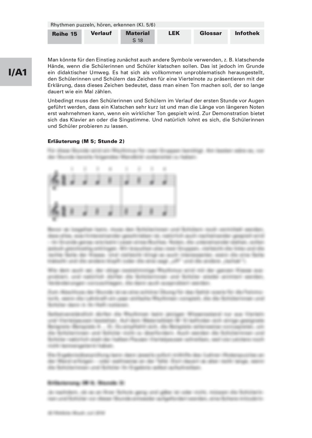 Rhythmen puzzeln, hören, erkennen | RAAbits Online