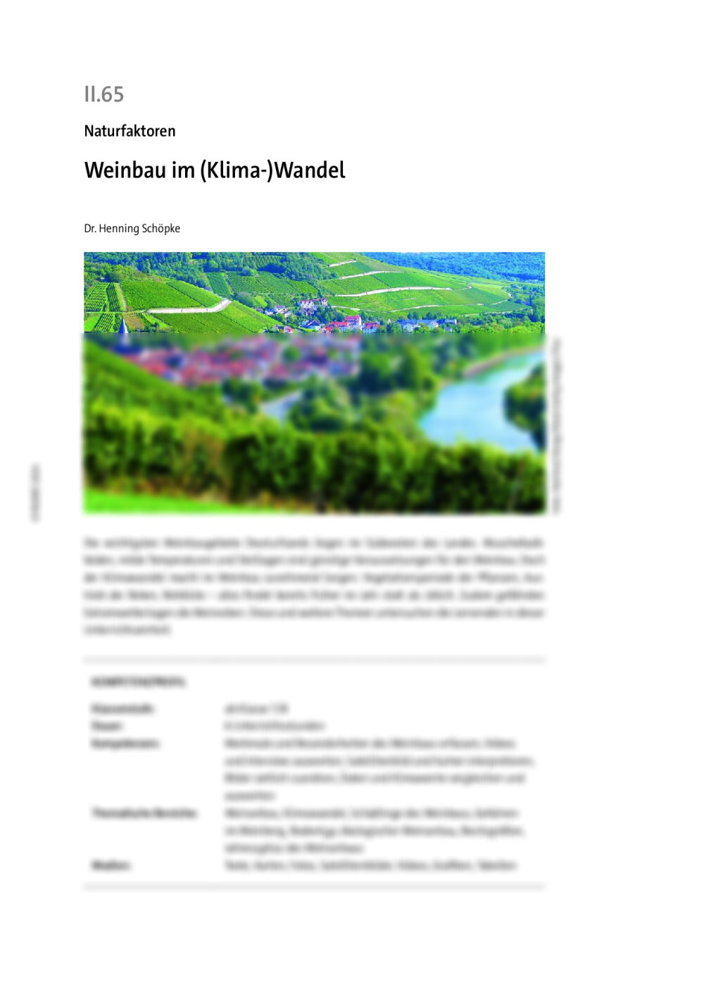 Weinbau im (Klima-)Wandel - Seite 1