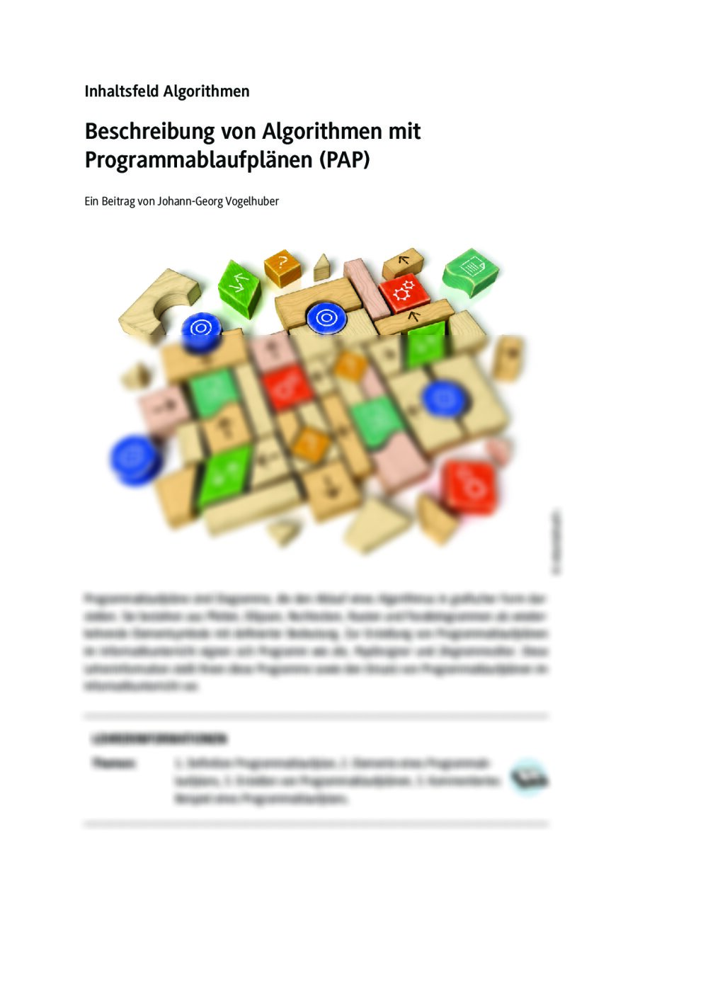 Programmablaufpläne - Seite 1