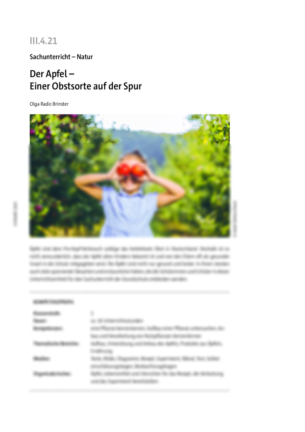 Der Apfel - Seite 1