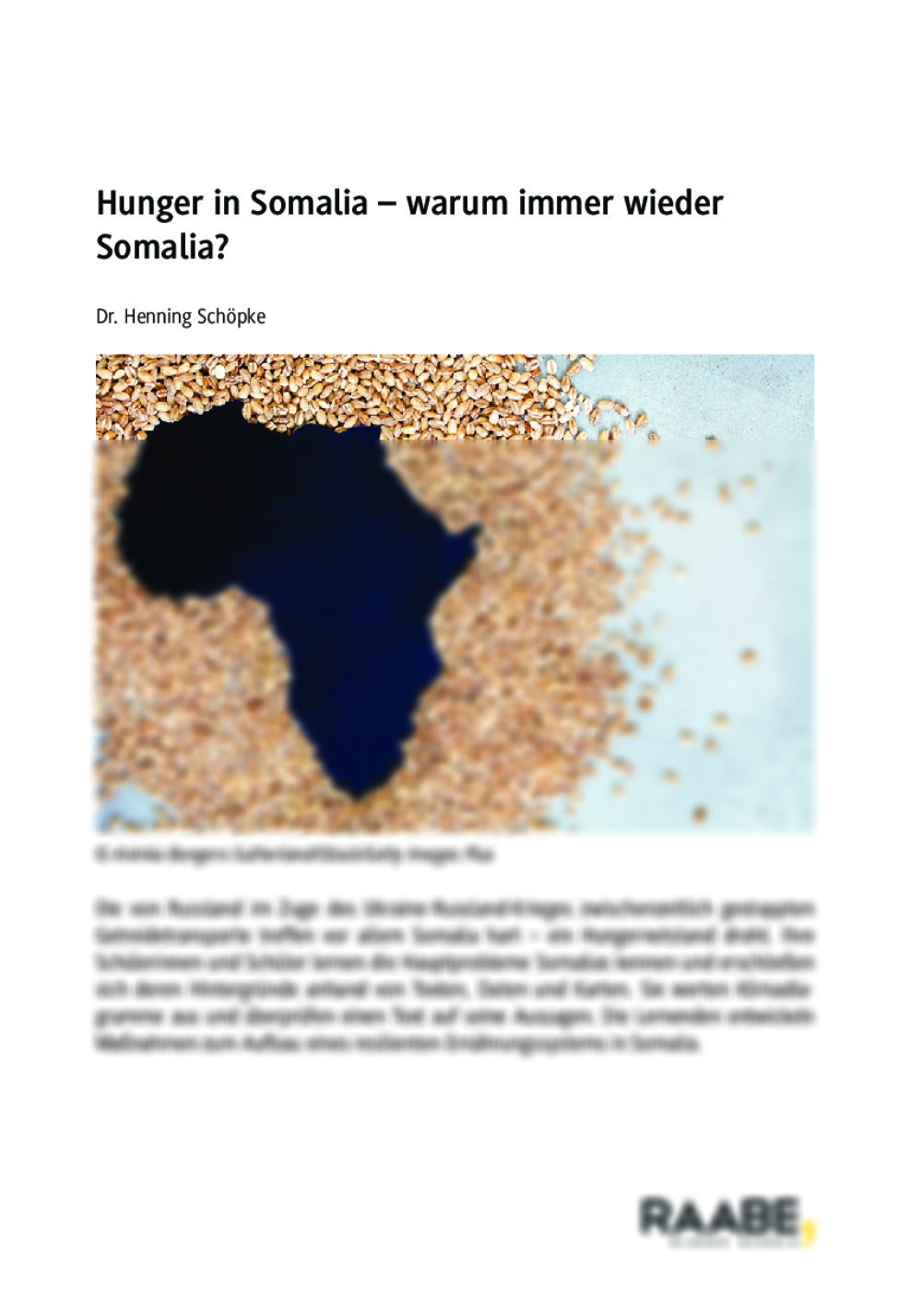 Hunger in Somalia - Seite 1