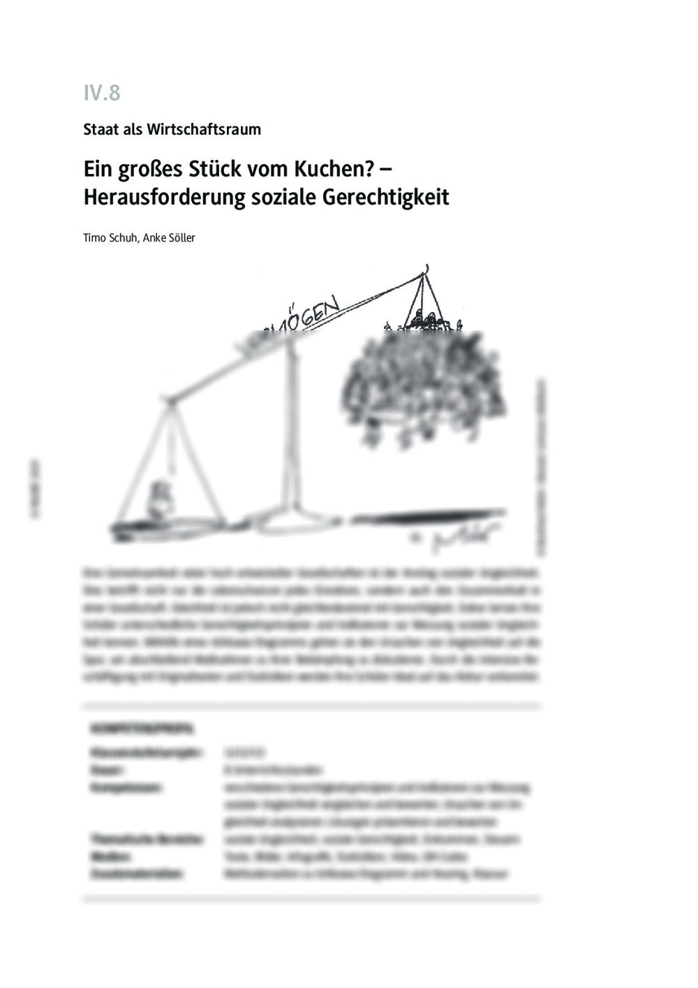 Soziale Gerechtigkeit als Herausforderung für die Gesellschaft - Seite 1