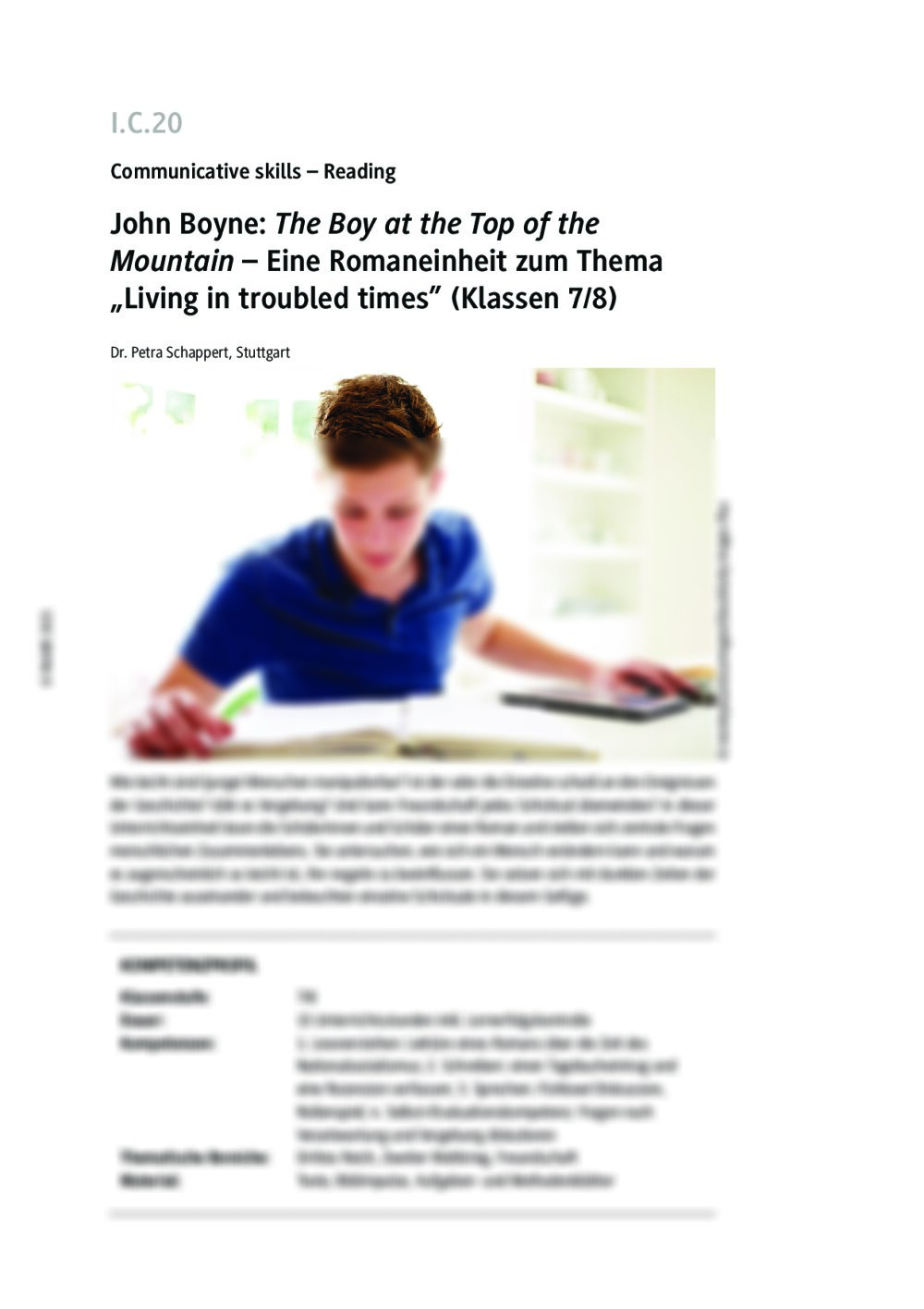 John Boyne: "The Boy at the Top of the Mountain" - Seite 1