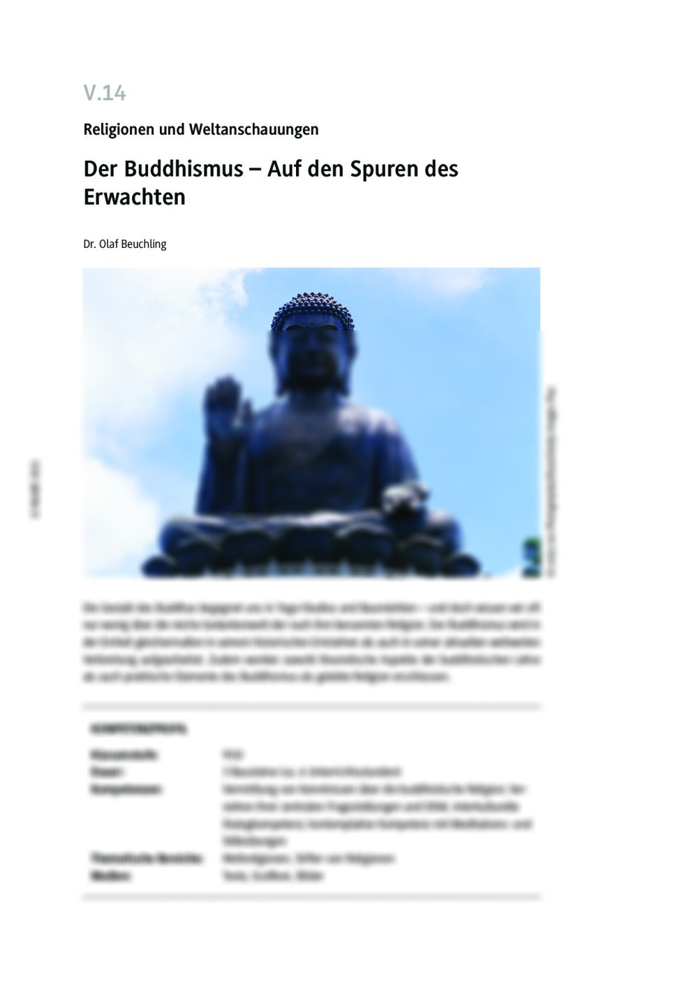 Der Buddhismus - Seite 1