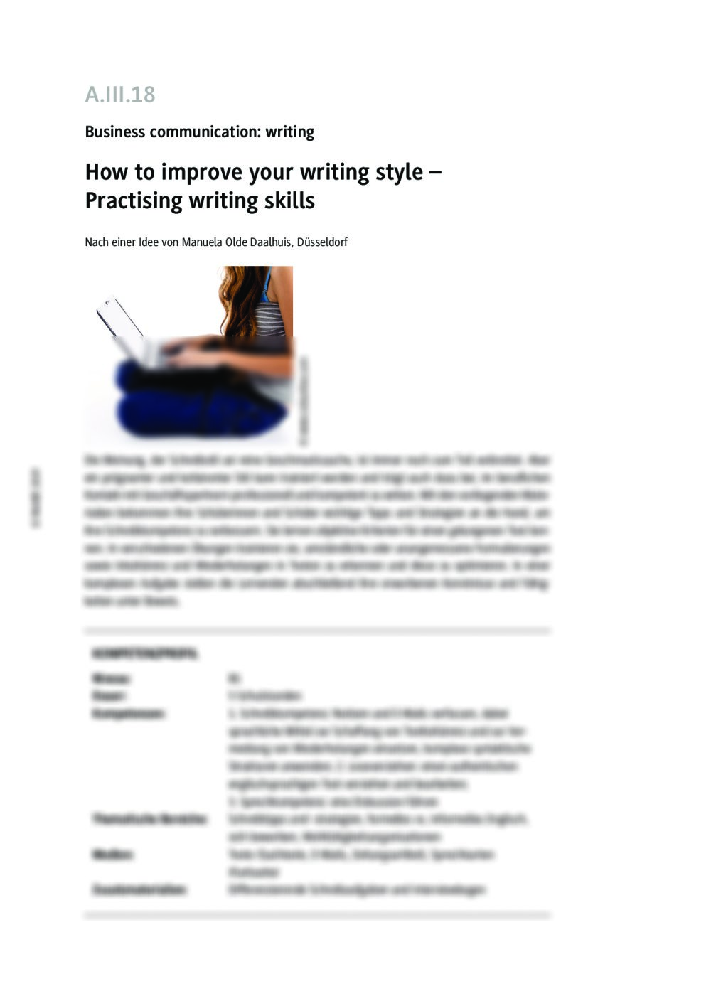 Practising your writing skills - Seite 1