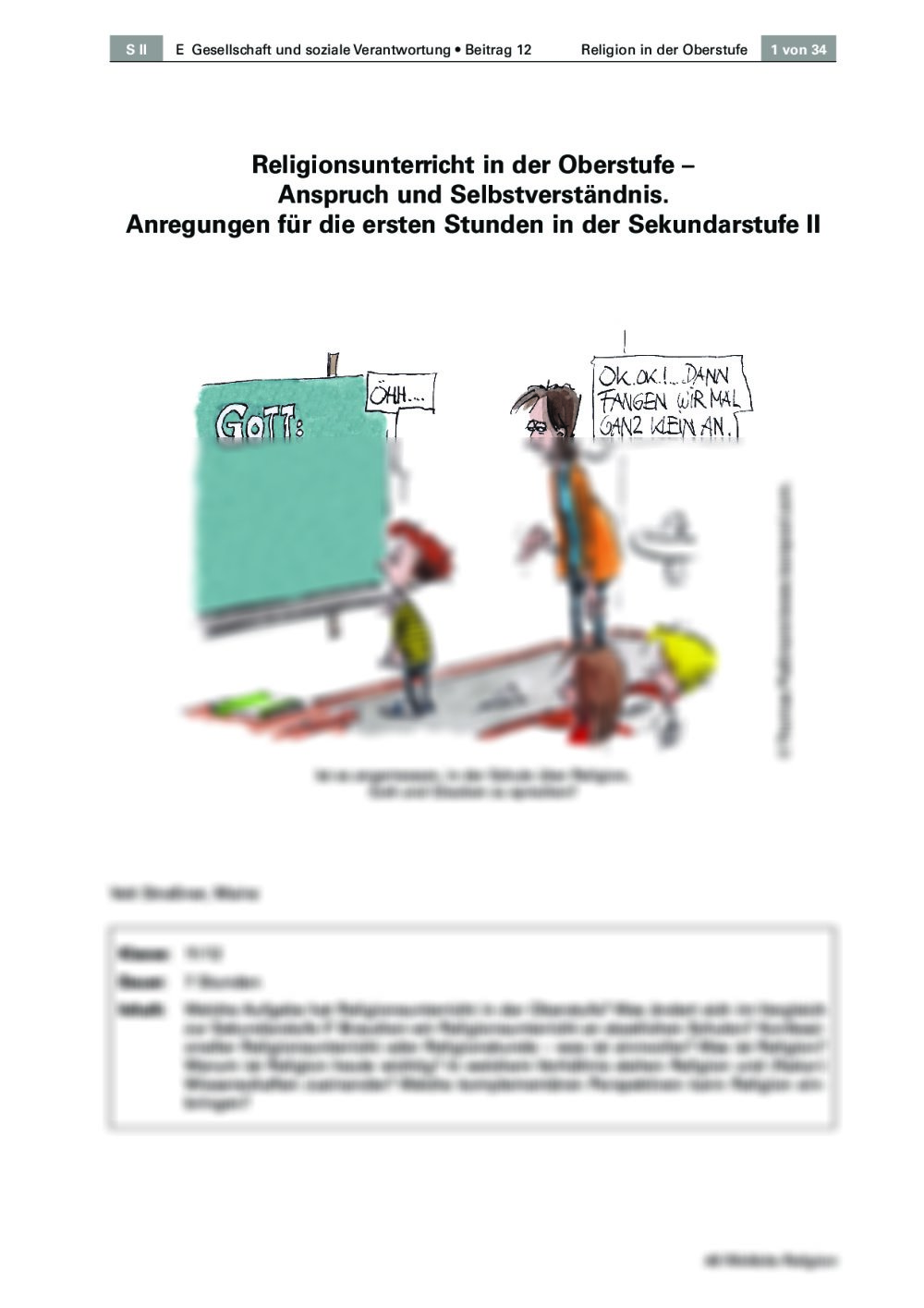 Anspruch und Selbstverständnis - Seite 1