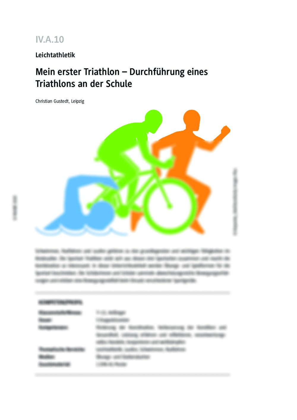 Mein erster Triathlon - Seite 1