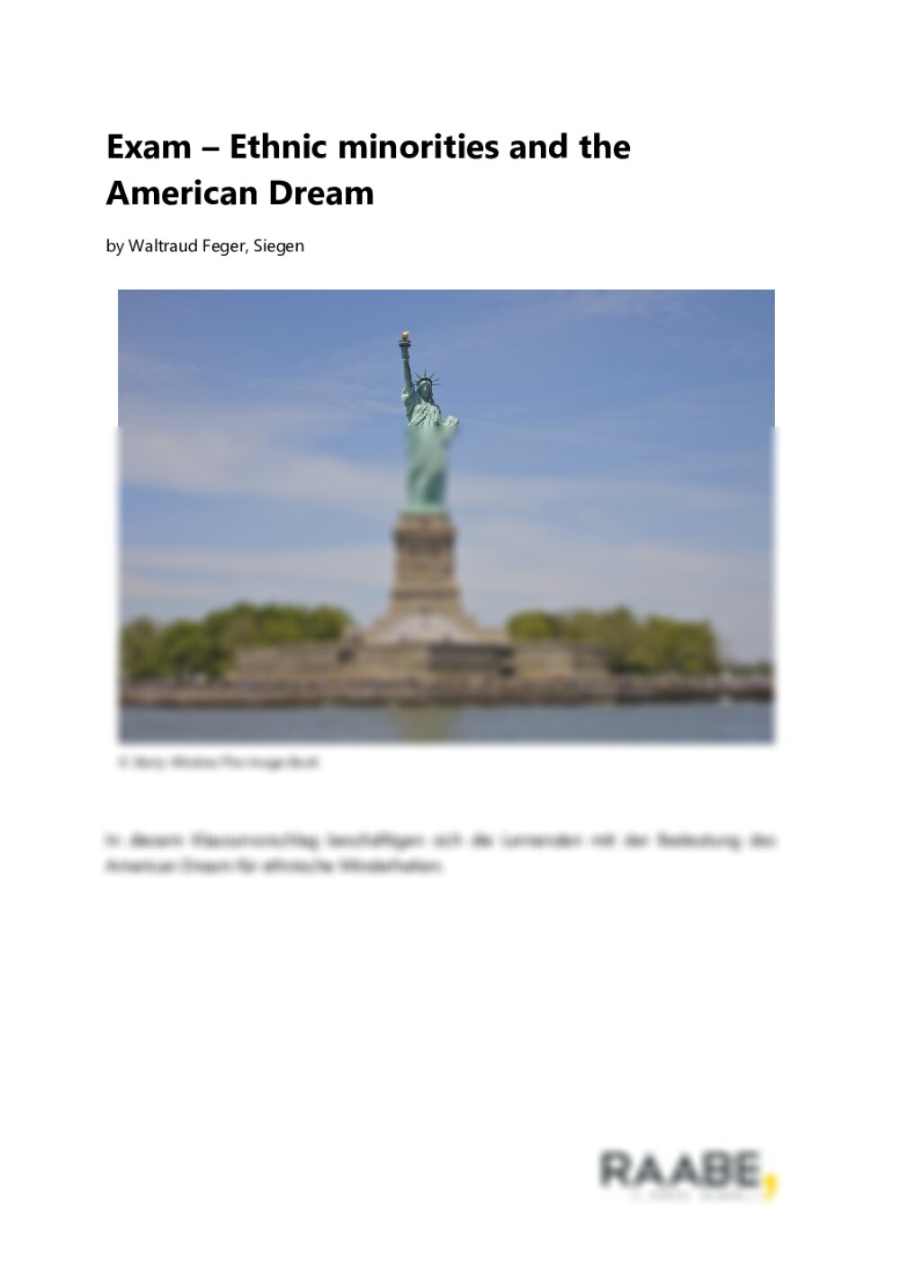 Exam – American Dream - Seite 1