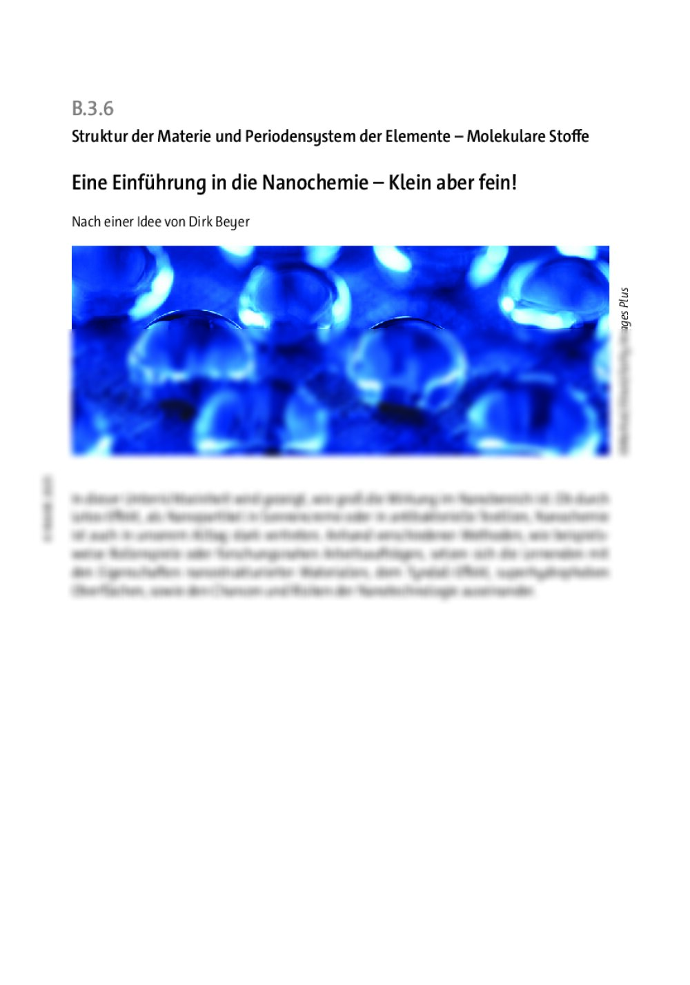 Eine Einführung in die Nanochemie - Seite 1