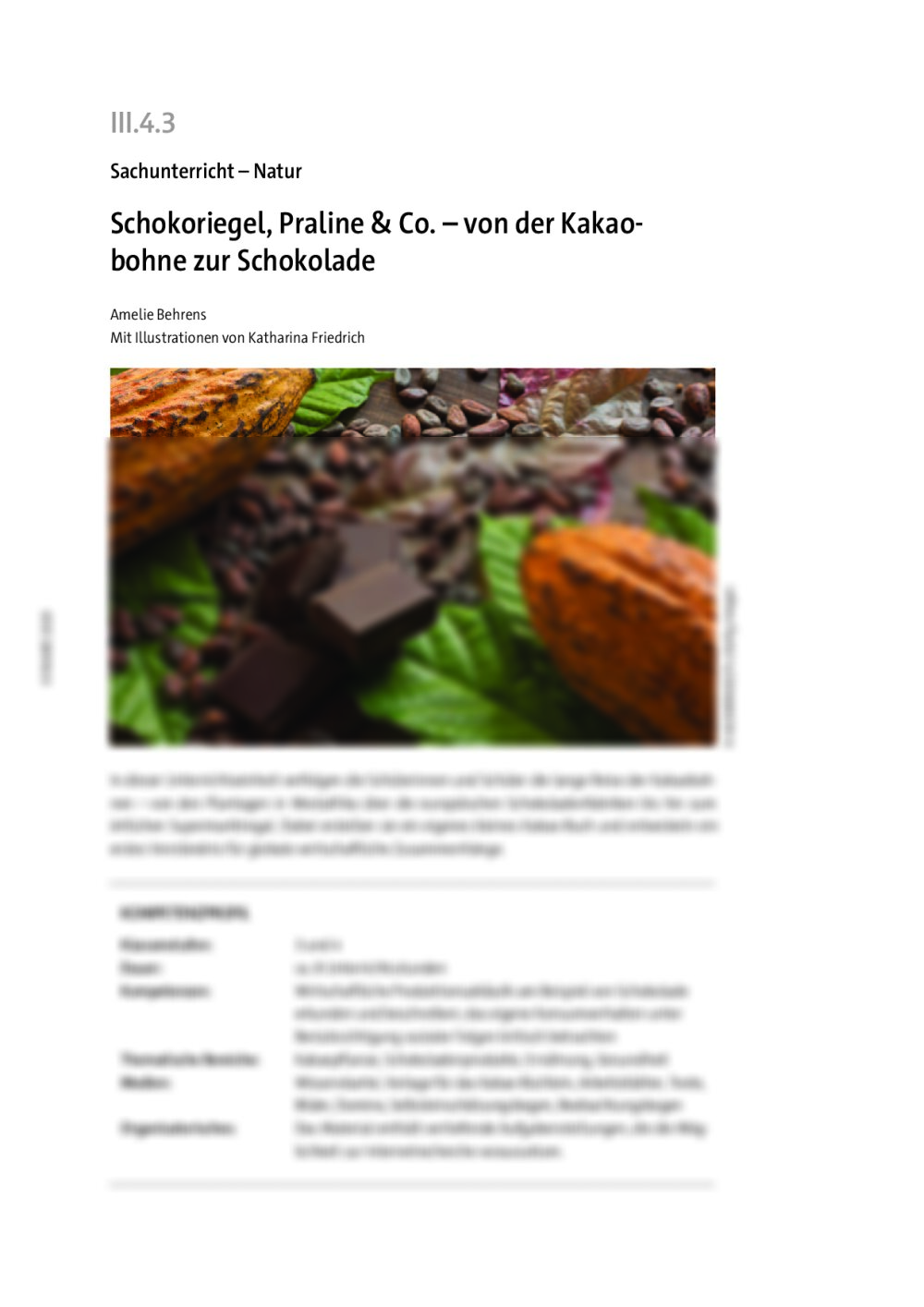 Schokoriegel, Praline &amp; Co. - Seite 1