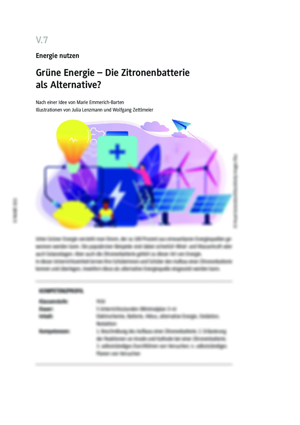 Grüne Energie mit der Zitronenbatterie - Seite 1