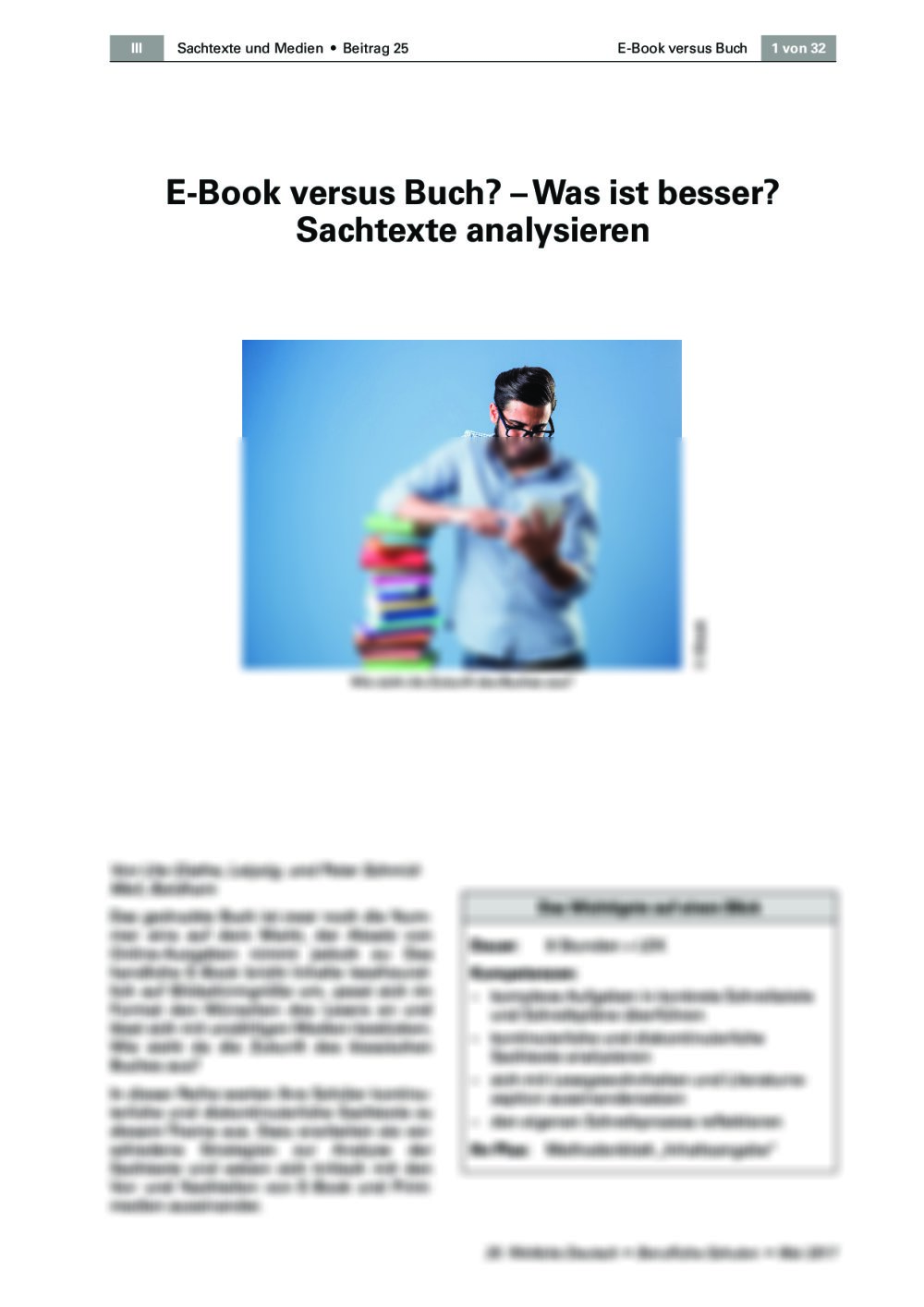 Sachtexte analysieren - Seite 1