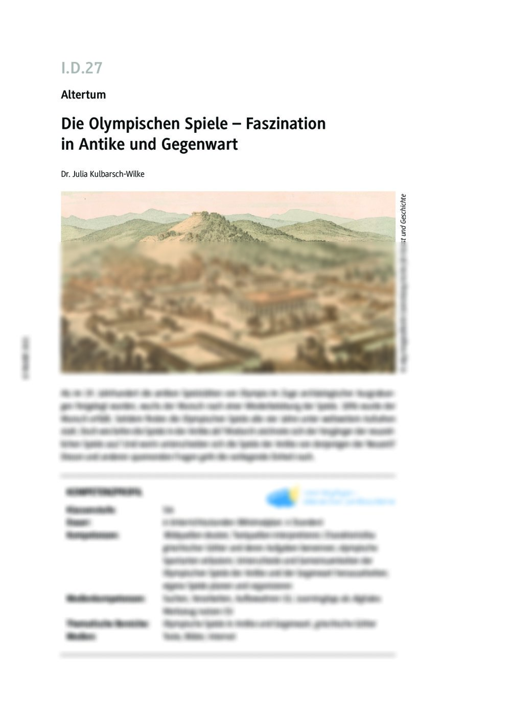 Die Olympischen Spiele - Seite 1
