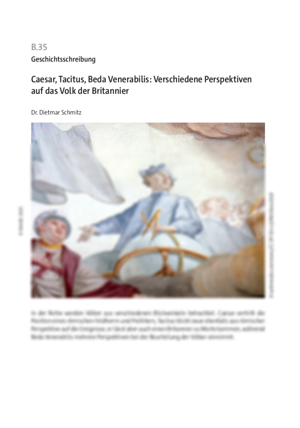 Caesar, Tacitus, Beda Venerabilis  - Seite 1