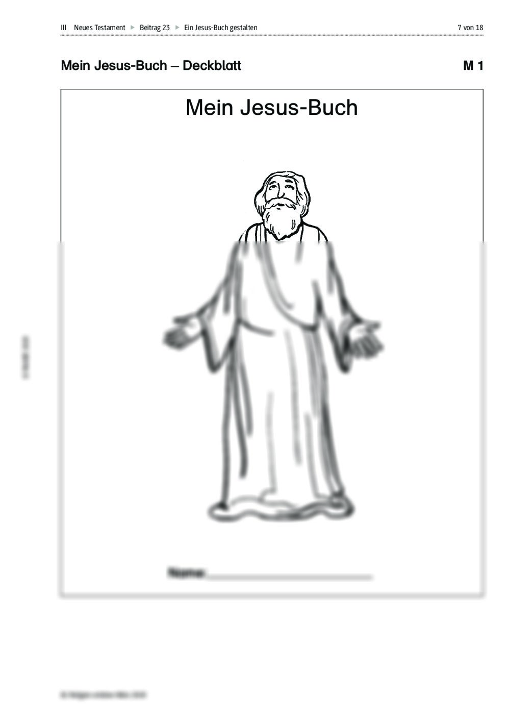 Ein Buch Zum Wirken Jesu Gestalten | RAAbits Online