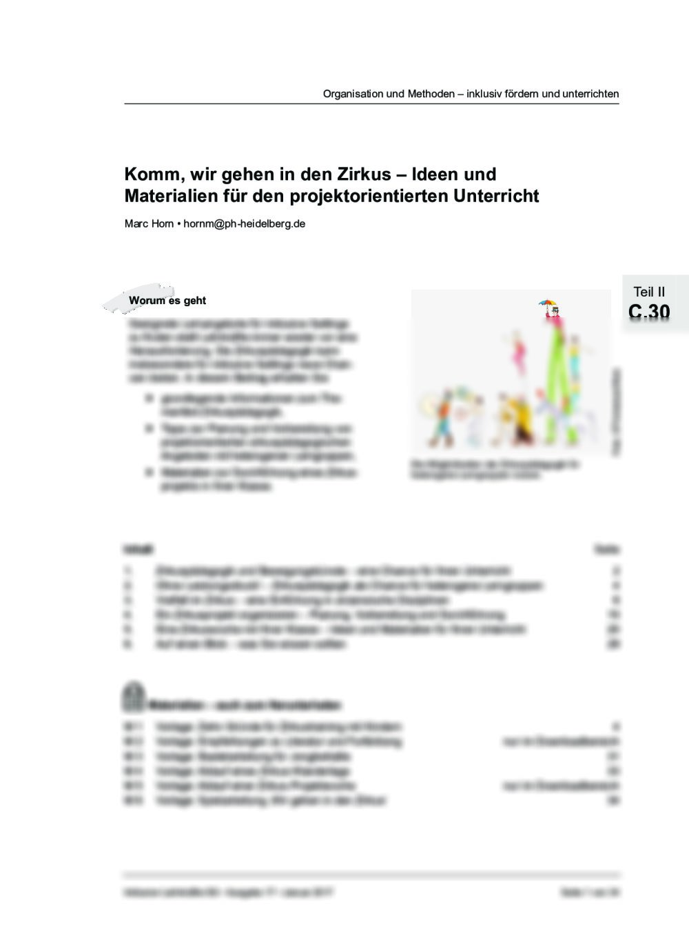 Ideen und
Materialien für den projektorientierten Unterricht - Seite 1