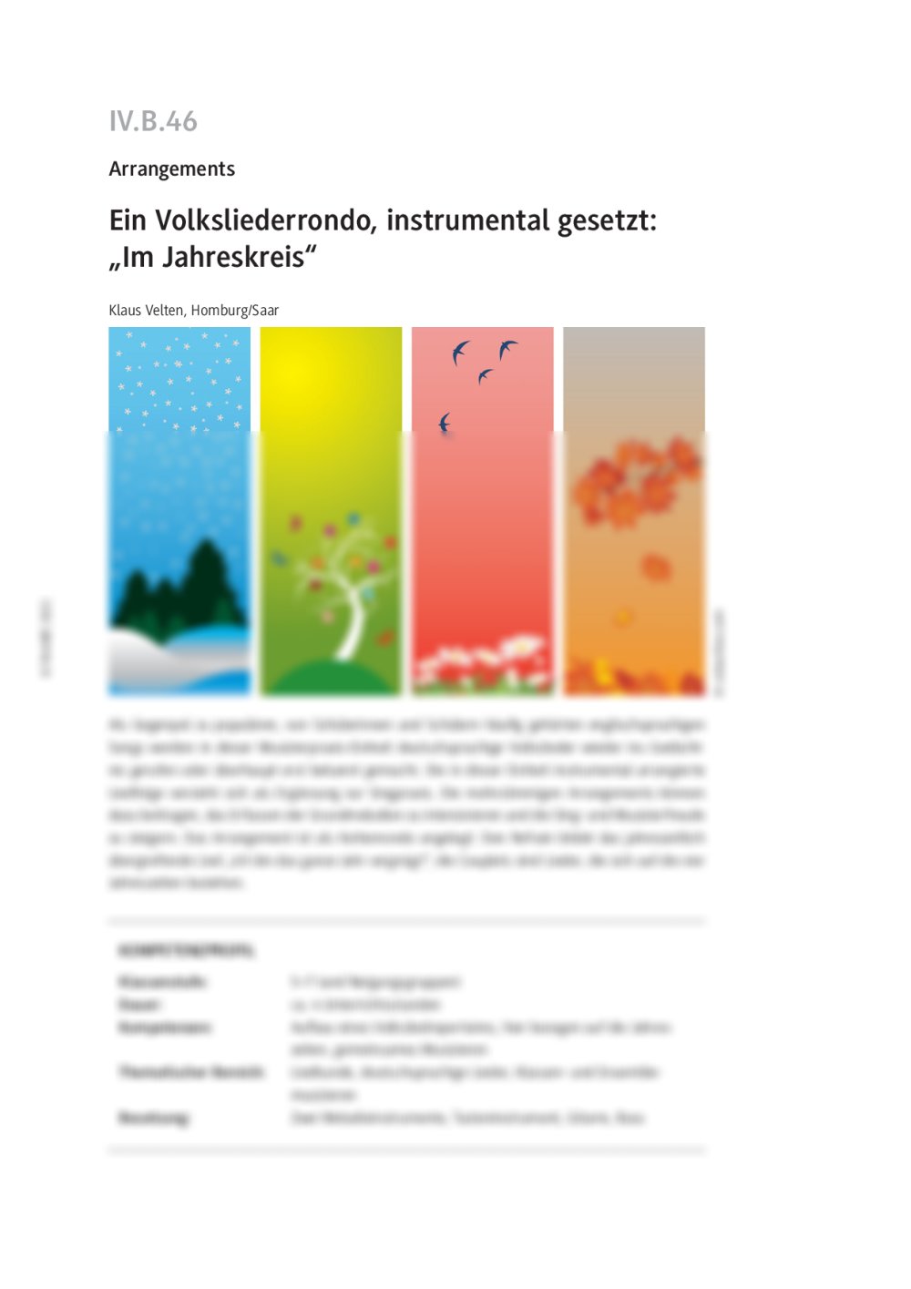 Ein Volksliederrondo, instrumental gesetzt - Seite 1