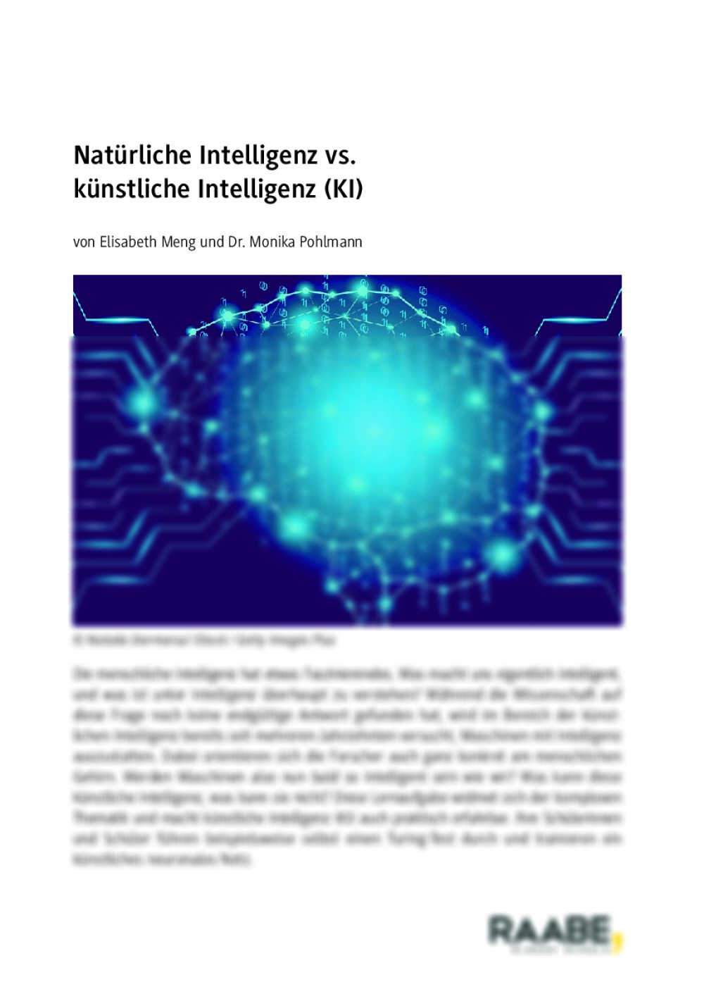 Natürliche Intelligenz vs. künstliche Intelligenz - Seite 1