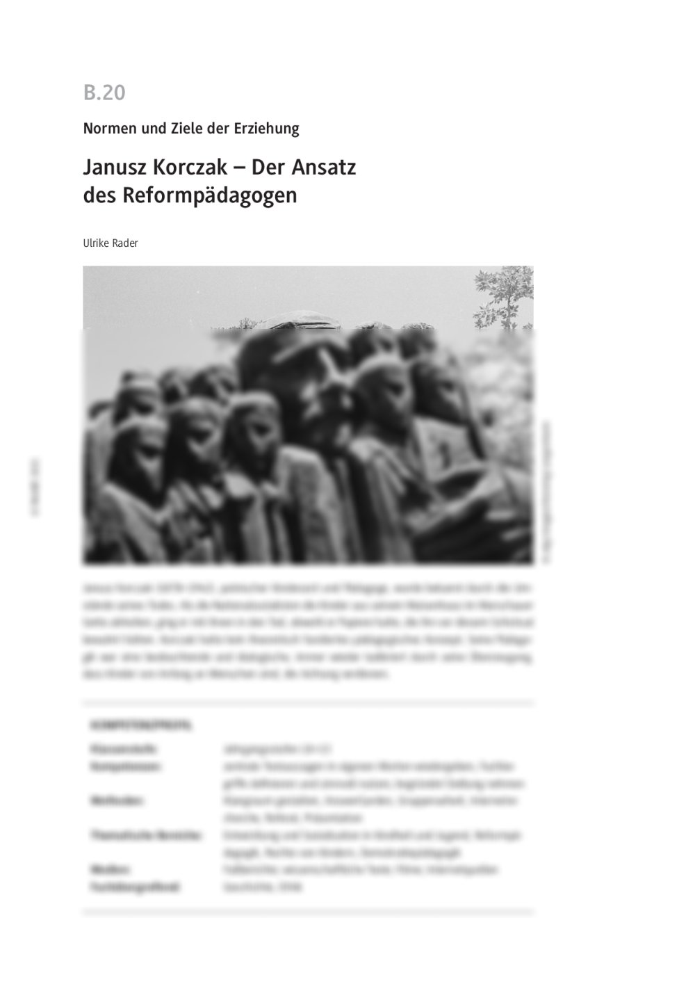 Janusz Korczak - Seite 1