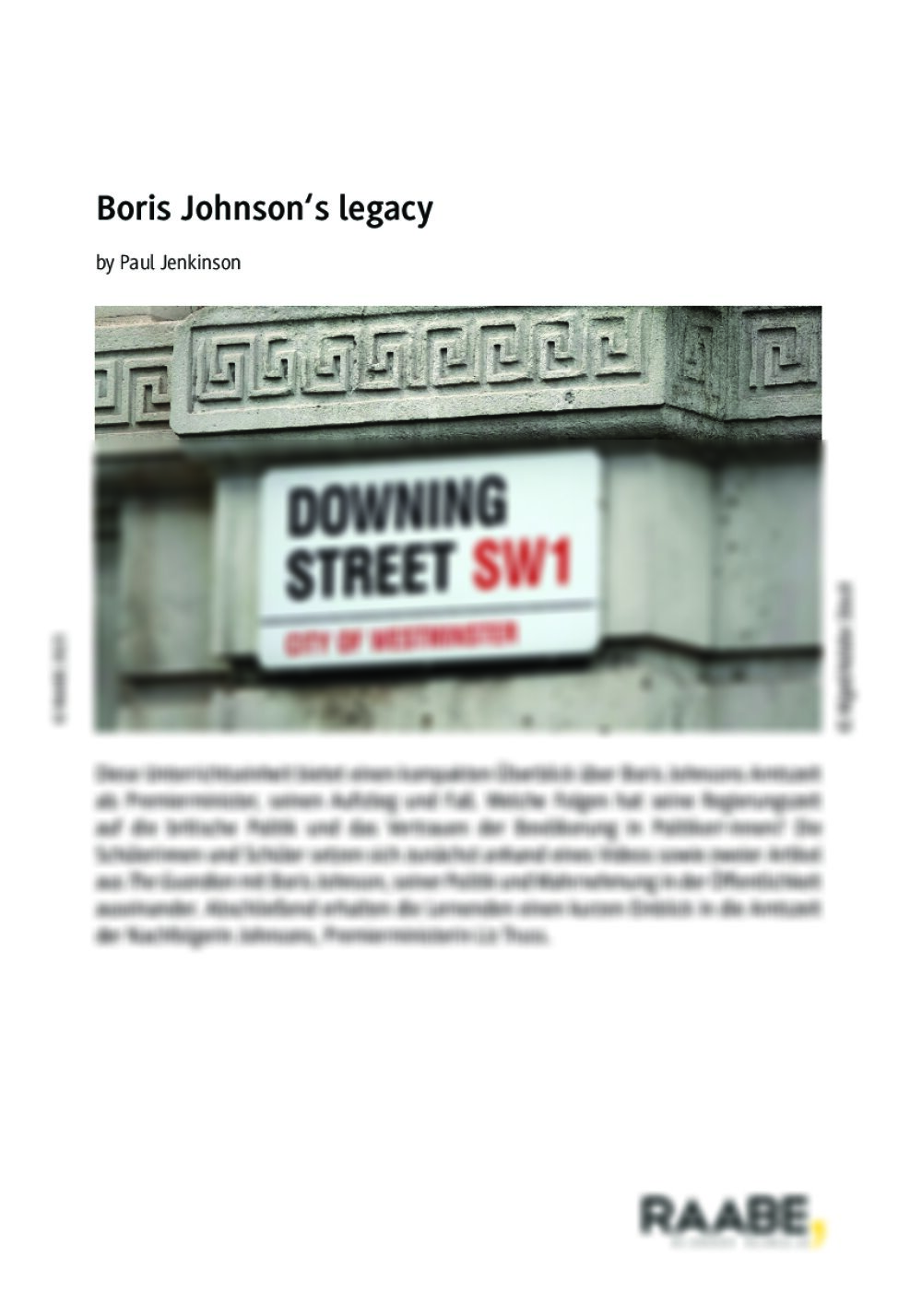 Boris Johnson's legacy - Seite 1