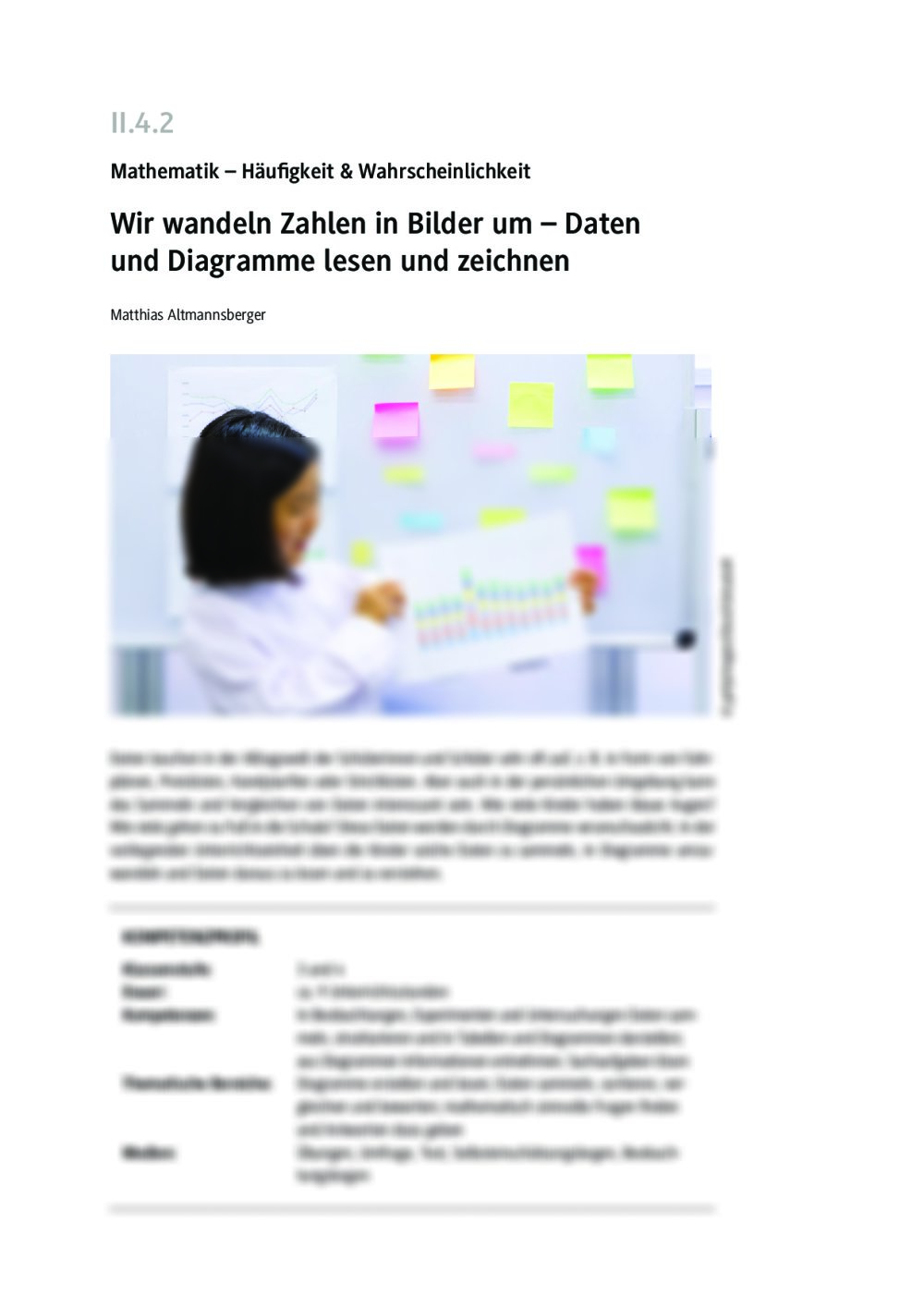 Daten und Diagramme lesen und zeichnen - Seite 1