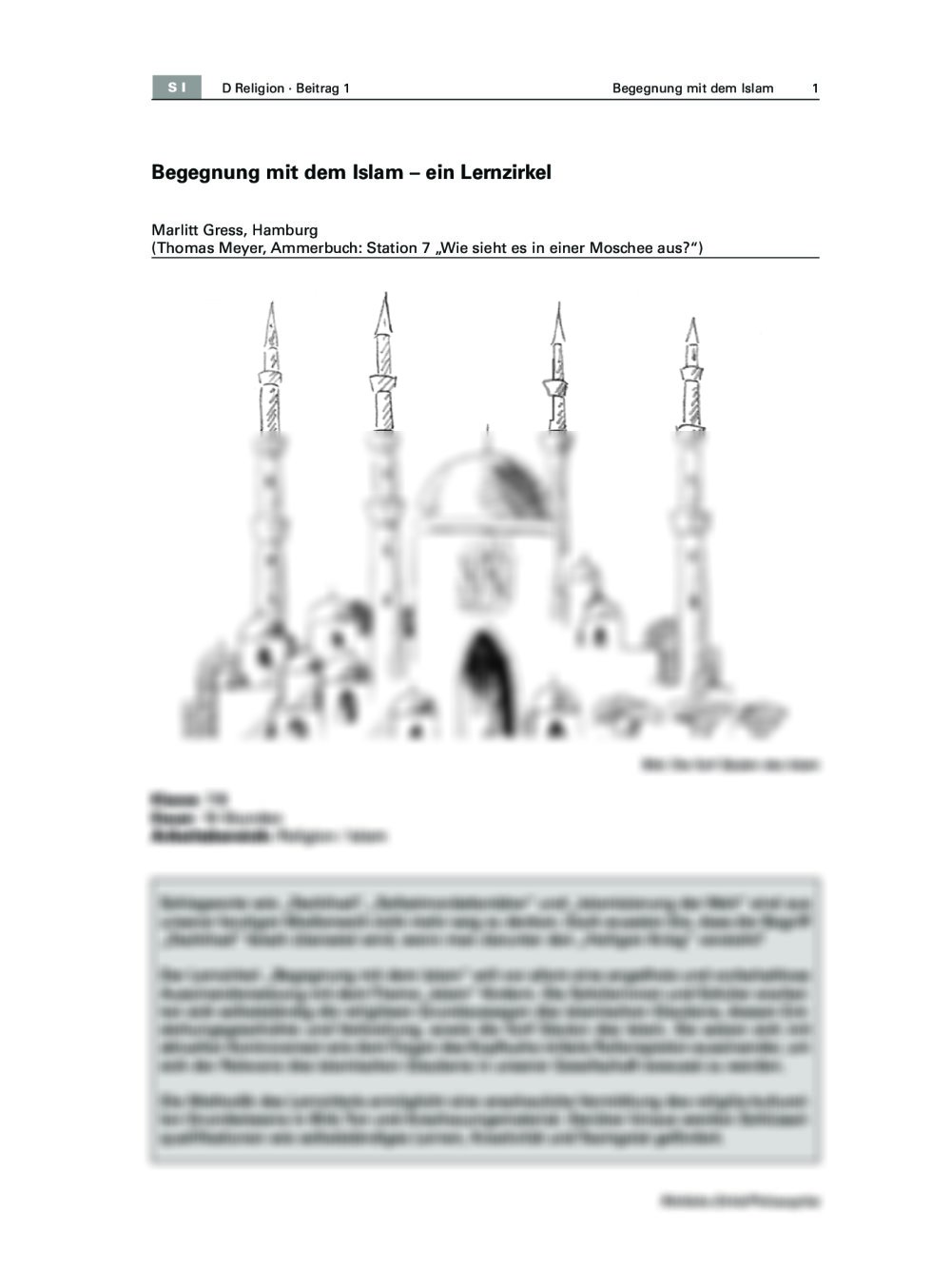 Den Islam kennenlernen - Seite 1